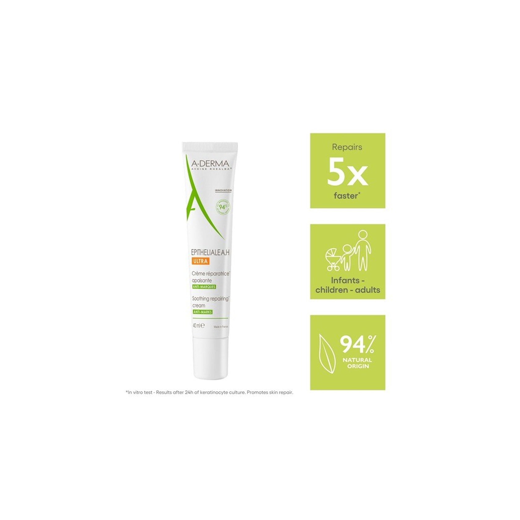 A-Derma Epitheliale A.H. Ultra Soothing Repairing Cream 40ml (1.35fl oz)