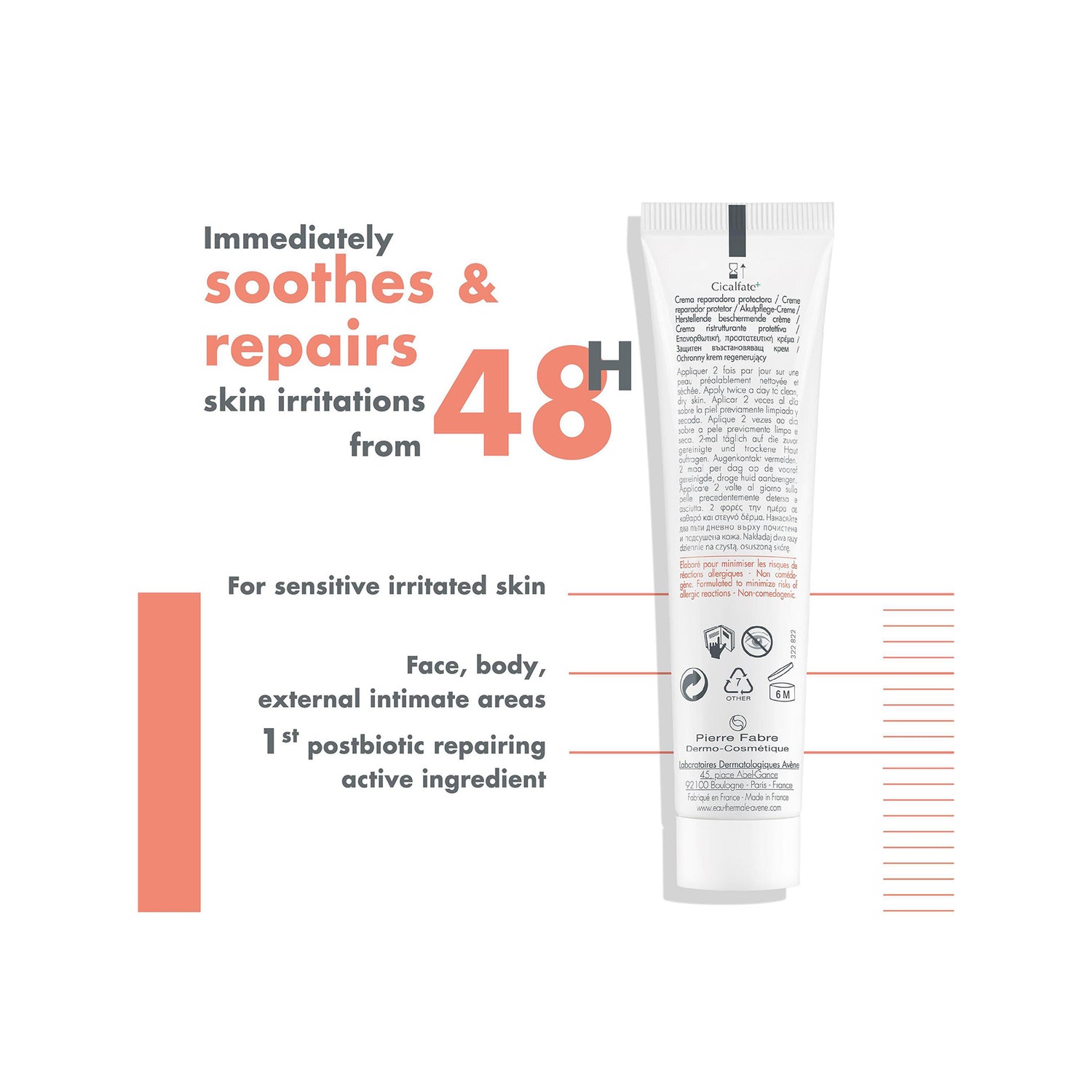 Avène Cicalfate+ Repairing Protective Cream 40ml (1.35fl oz)