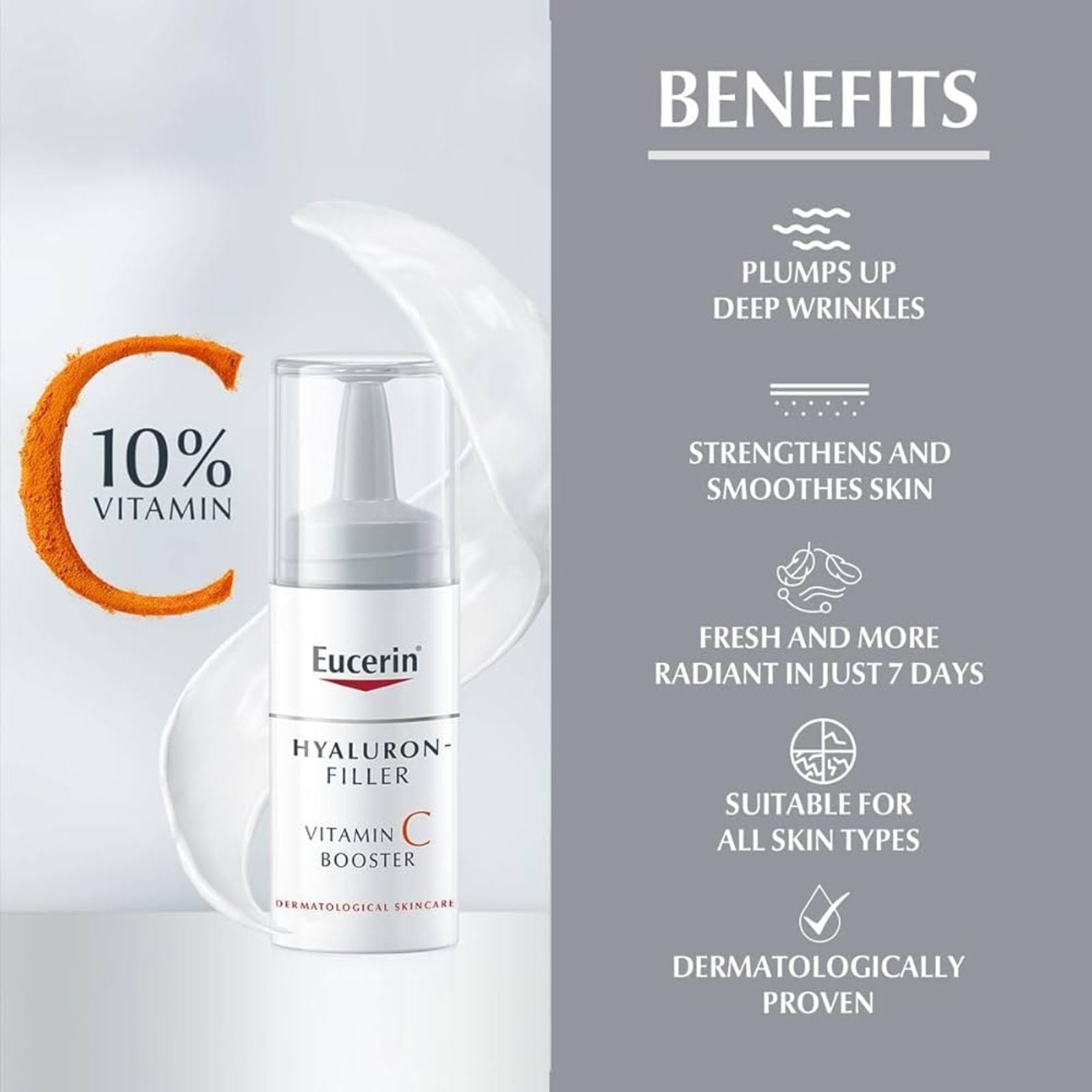 Eucerin Hyaluron-Filler 3x Effect Vitamin C Booster 3x8ml (3x0.27floz)