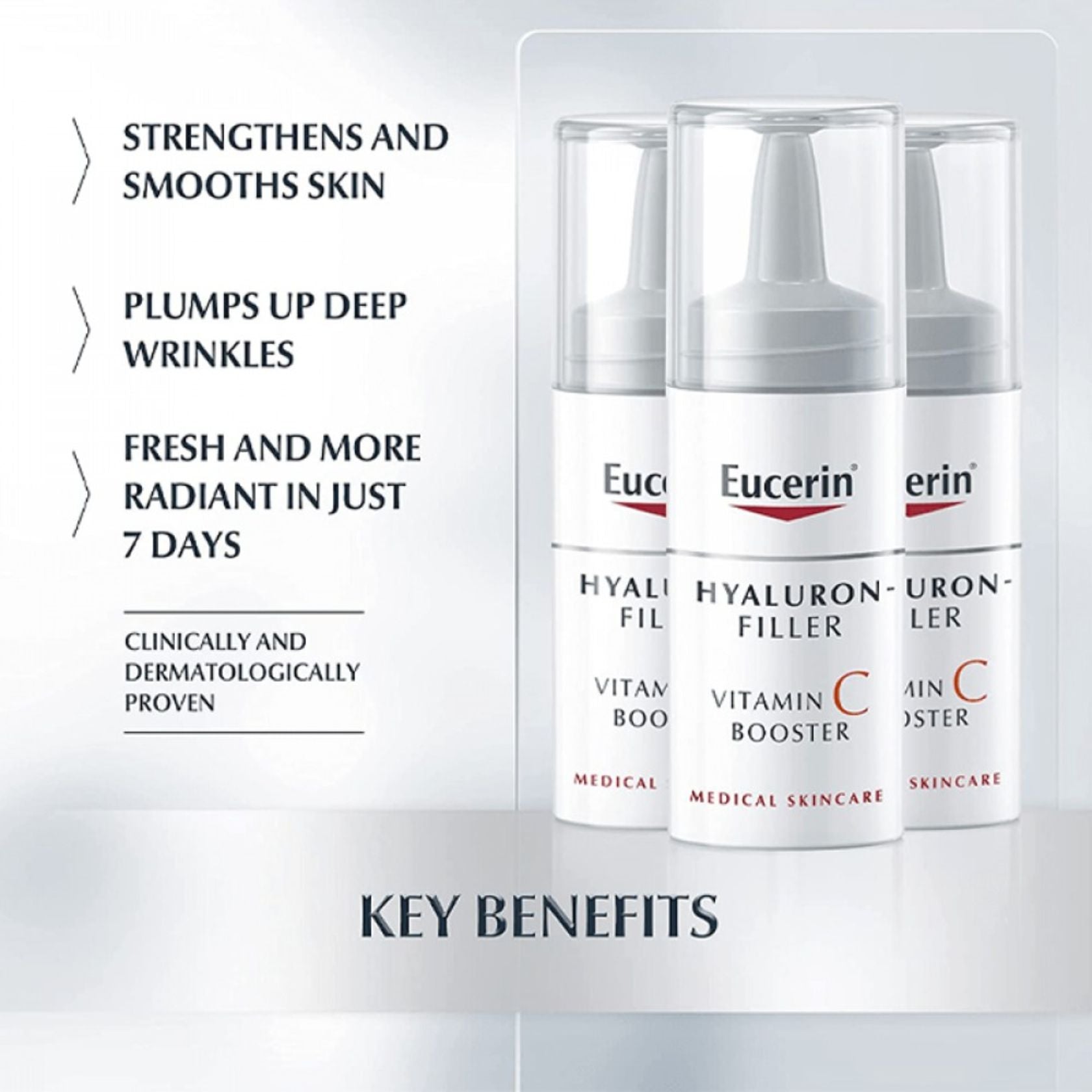 Eucerin Hyaluron-Filler 3x Effect Vitamin C Booster 3x8ml (3x0.27floz)