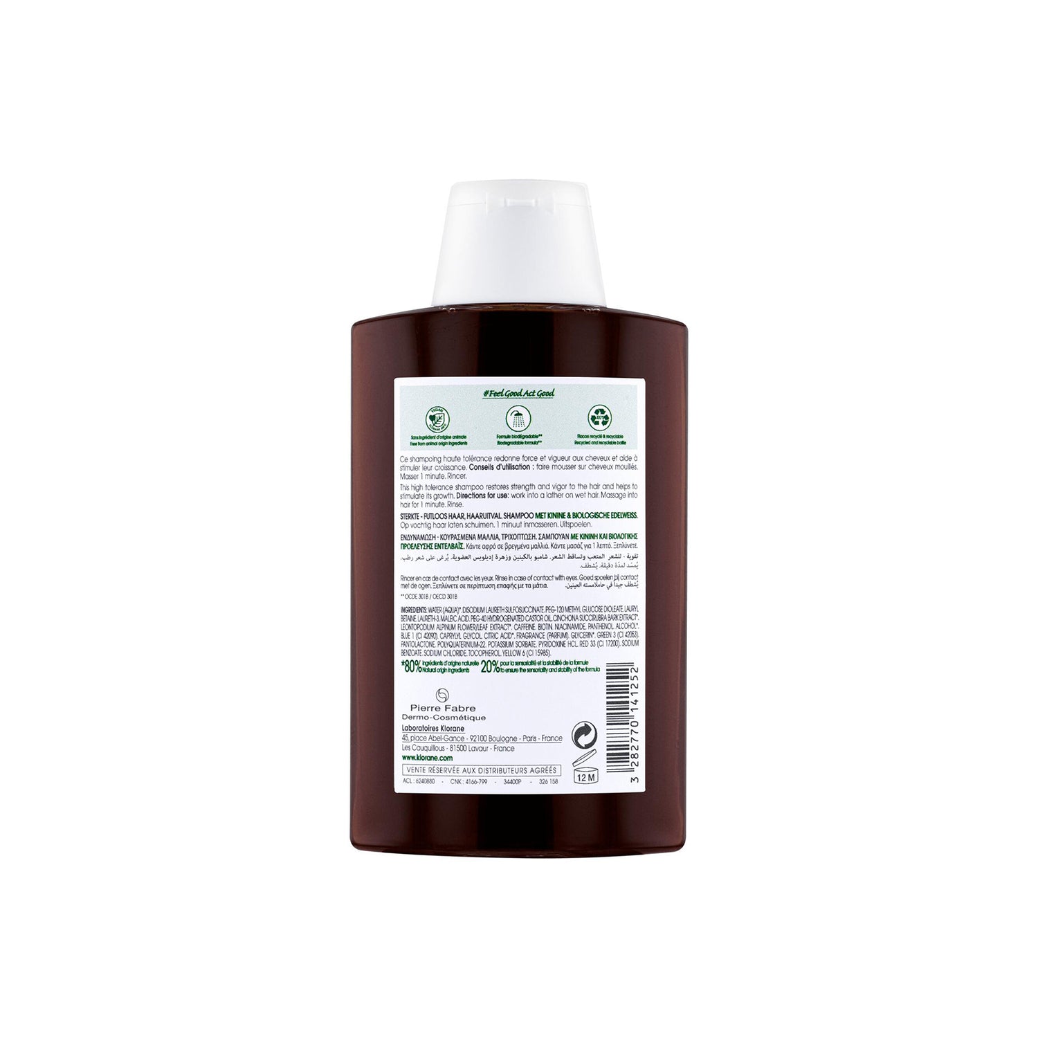 Klorane Strengthening Shampoo for Hair Loss & Thinning 200ml (6.76fl oz)