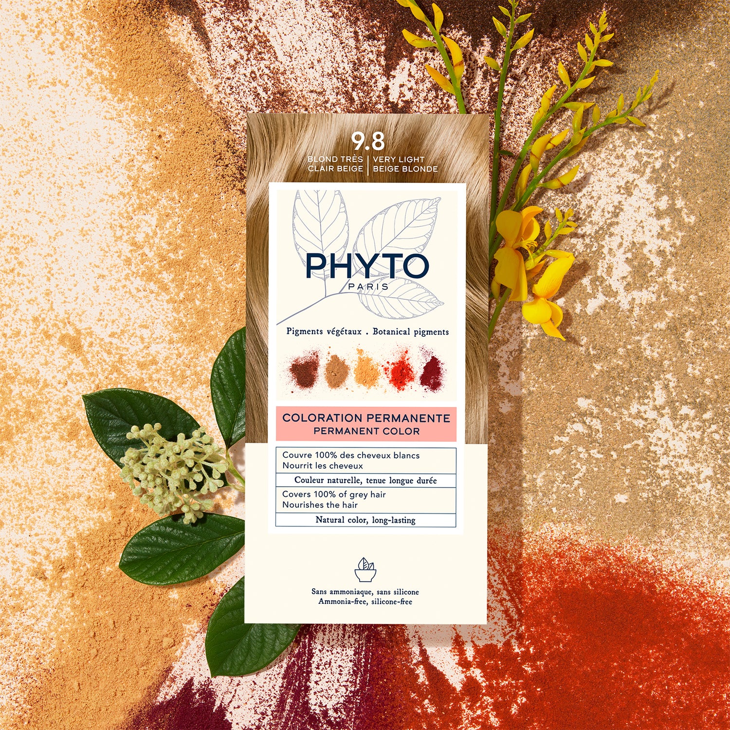 Phytocolor Permanent Color Shade 9.3 Very Light Golden Blonde