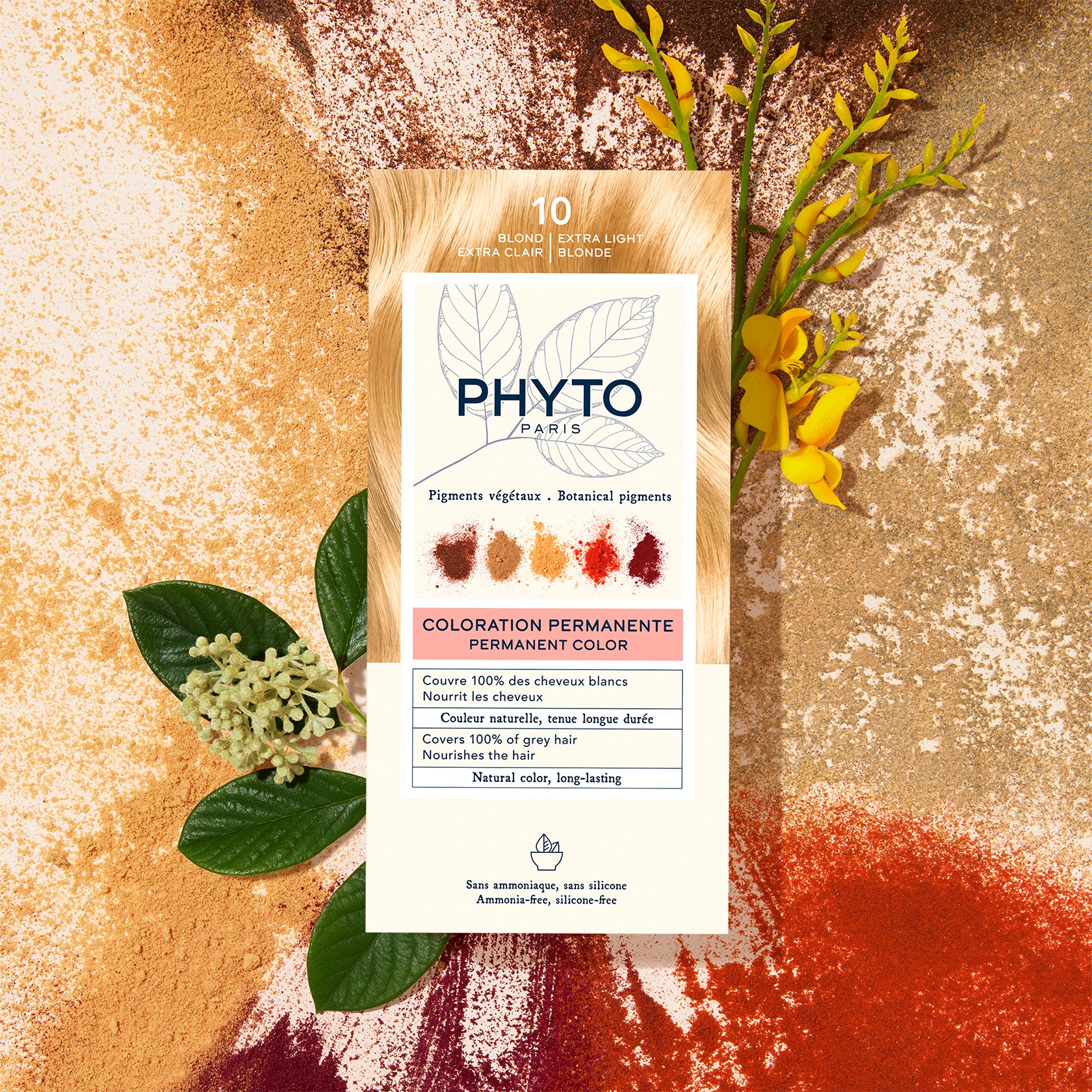 Phytocolor Permanent Color Shade 10 Extra Light Blonde