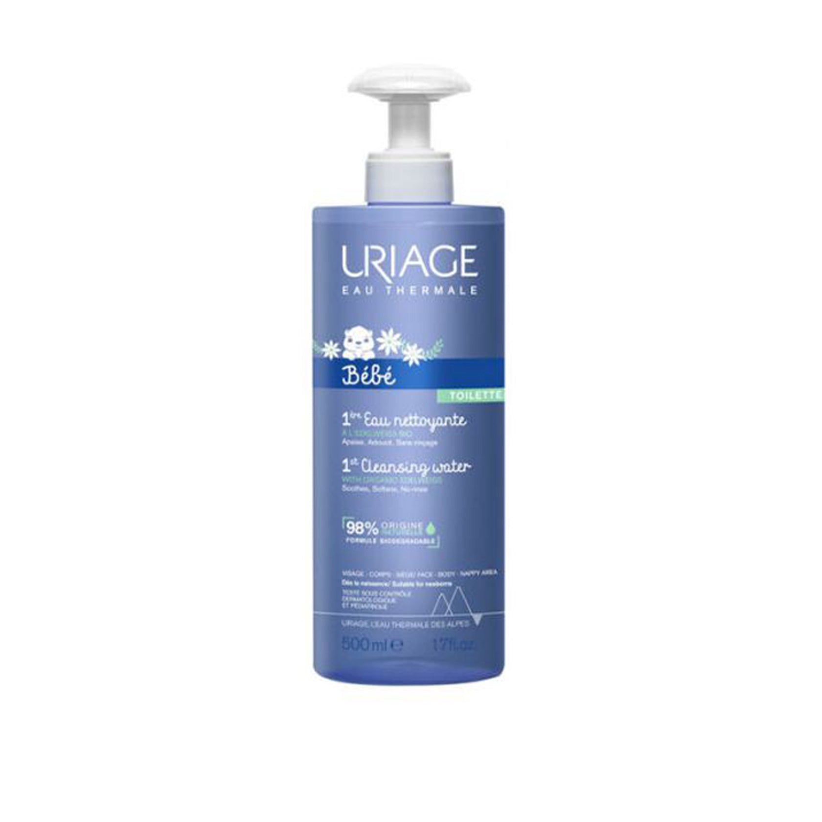 Uriage Baby 1st Cleansing Water 500ml (16.91fl oz)