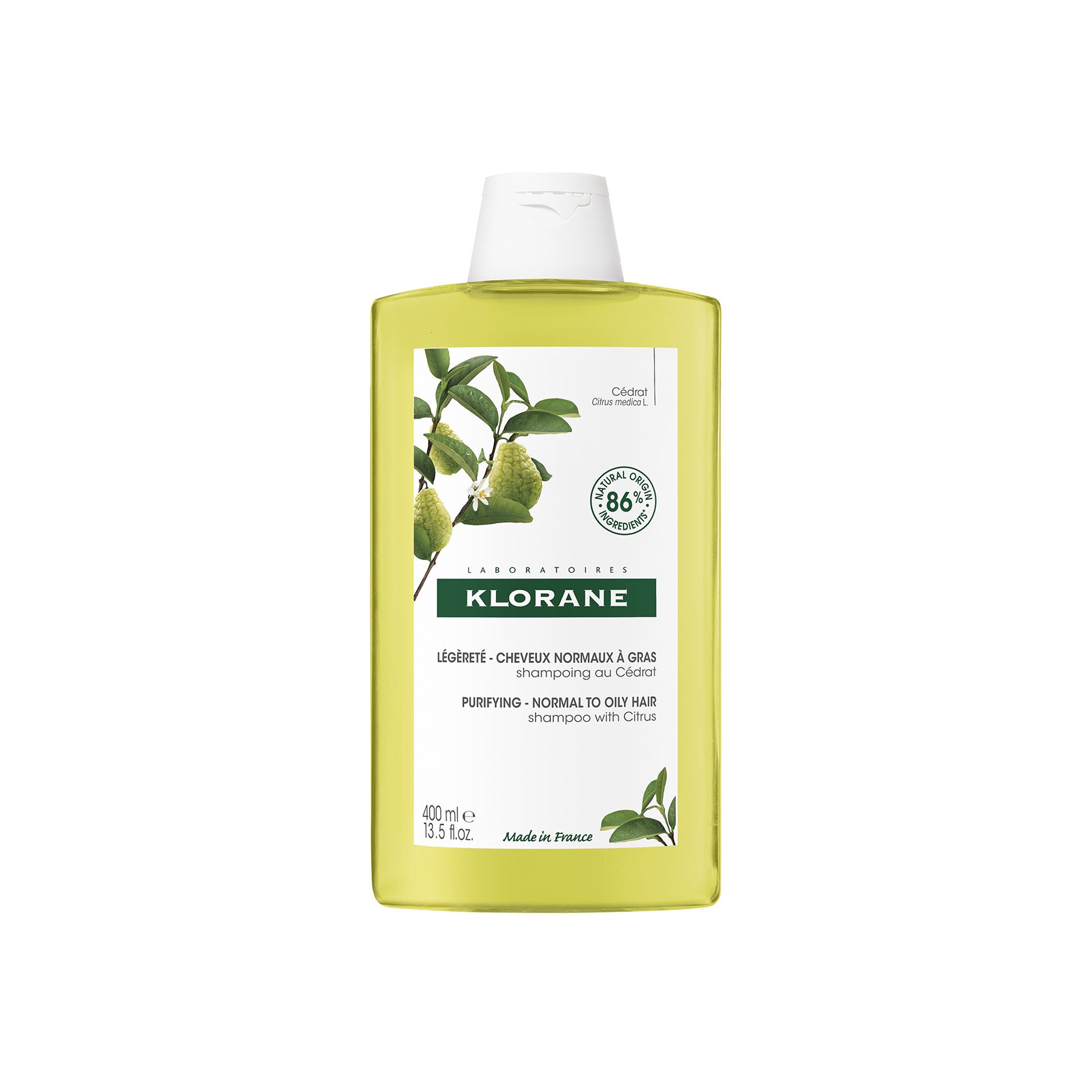 Klorane Purifying Shampoo with Citrus Pulp 400ml (13.53fl oz)