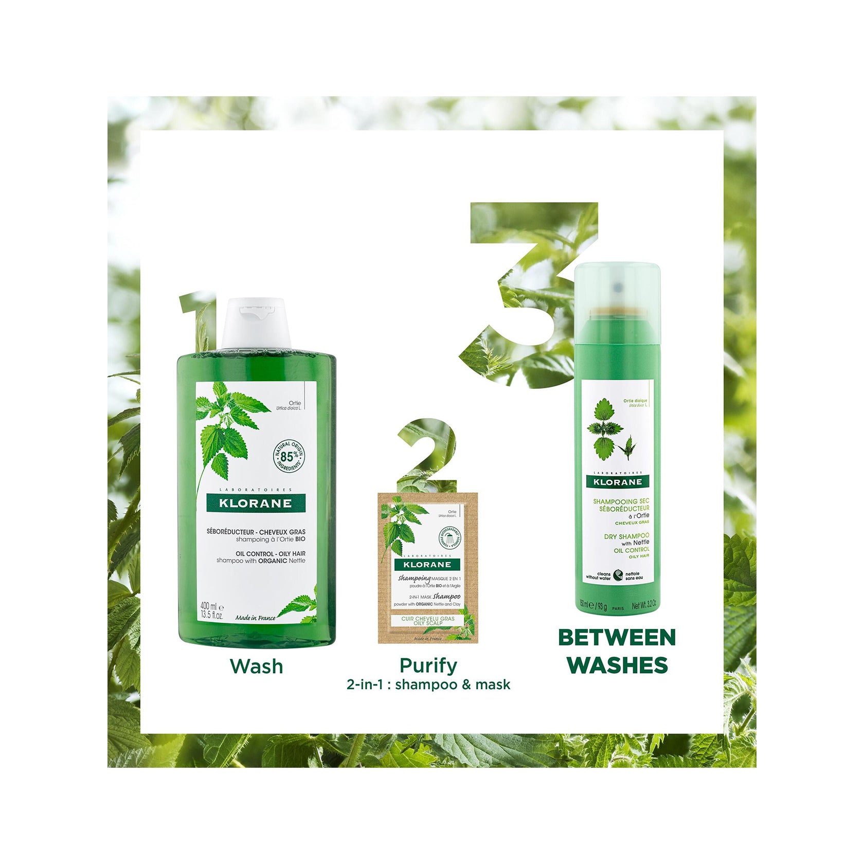 Klorane Nettle Dry Shampoo 150ml