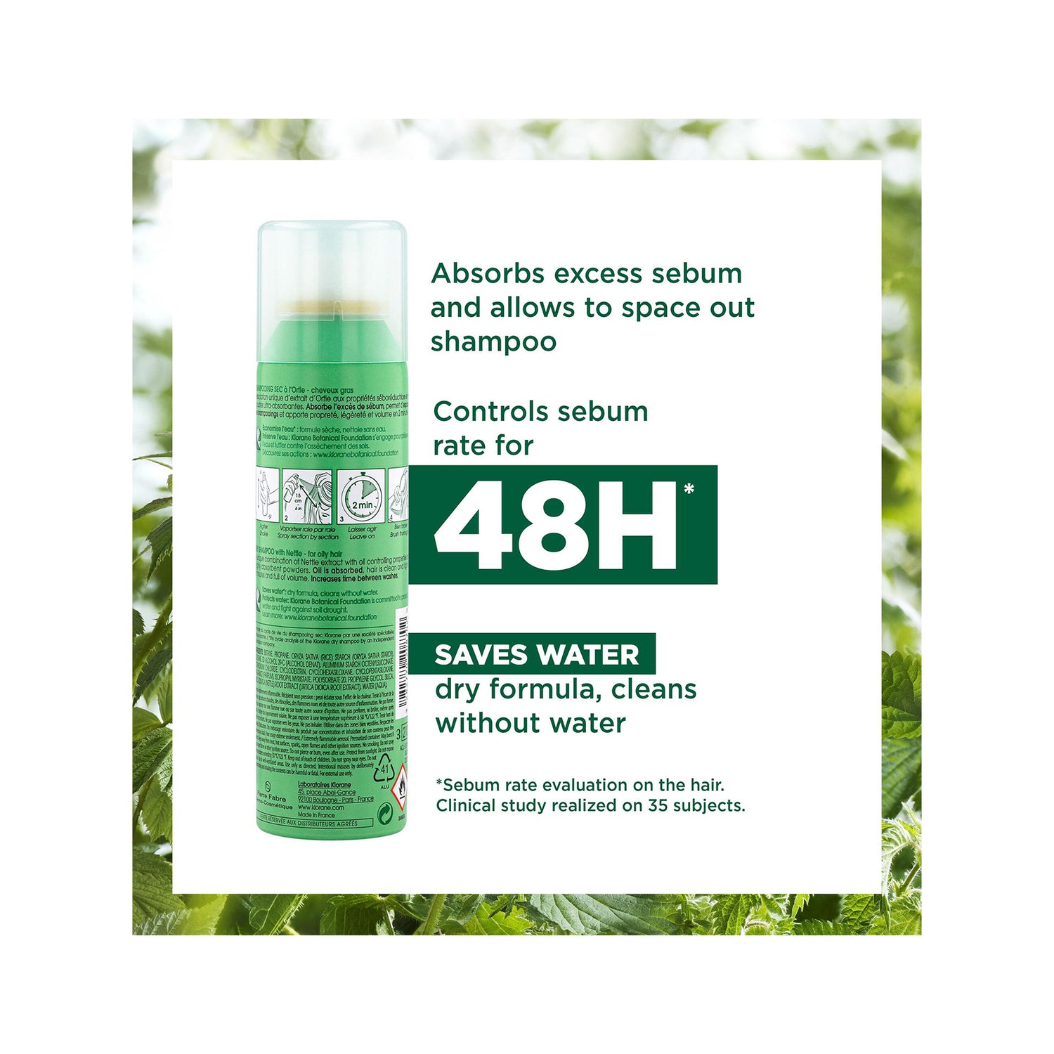Klorane Nettle Dry Shampoo 150ml