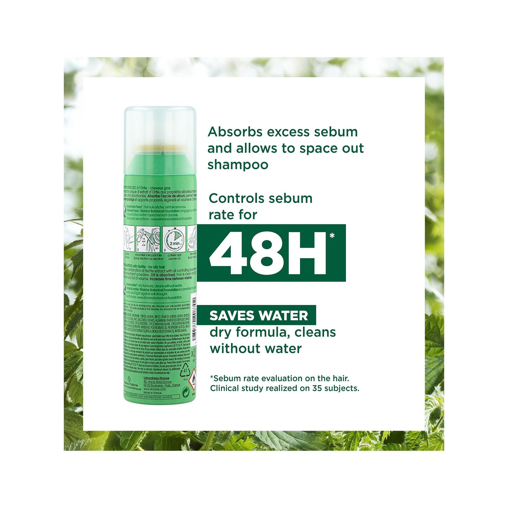 Klorane Nettle Dry Shampoo 150ml