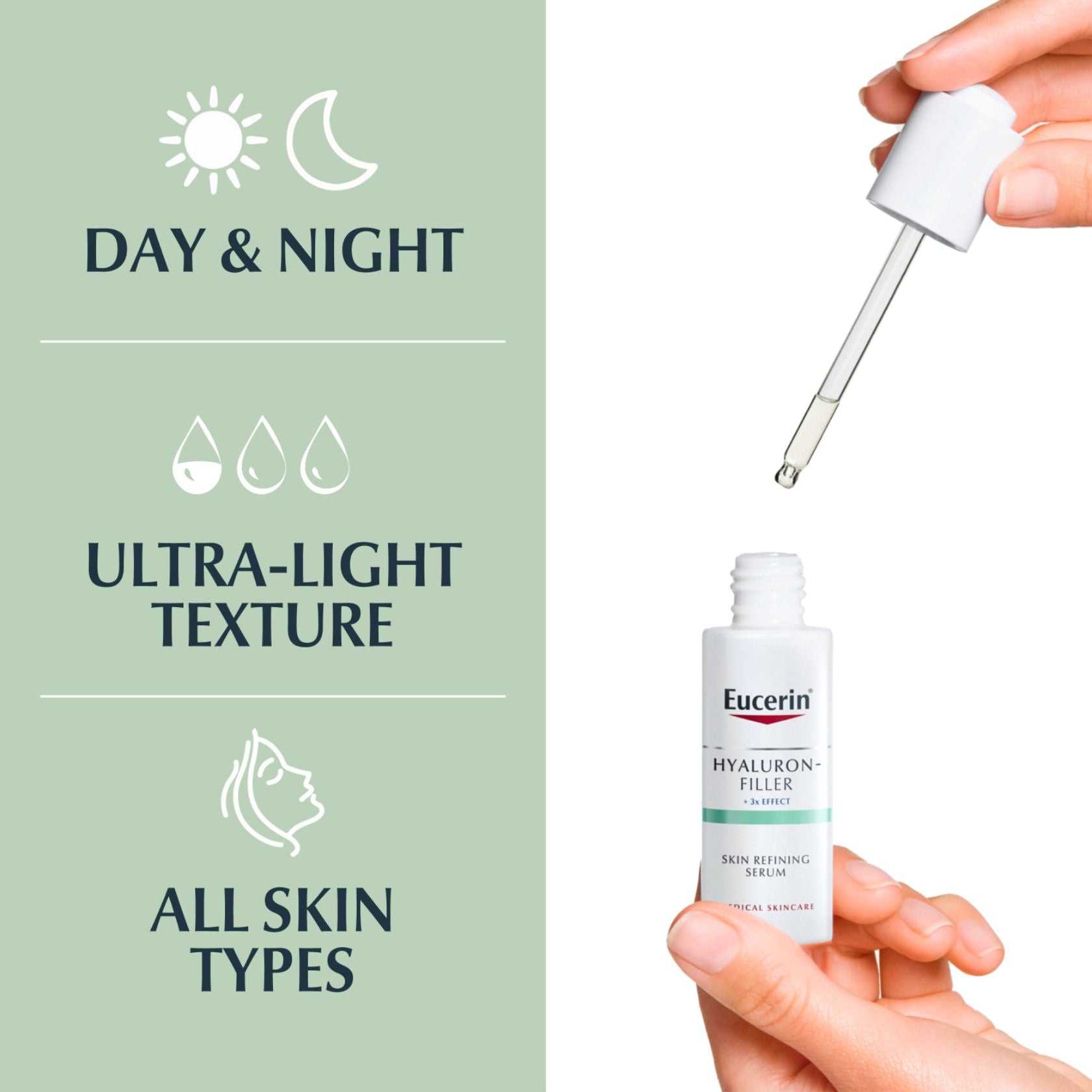 Eucerin Hyaluron-Filler 3x Effect Skin Refining Serum 30ml (1.01floz)