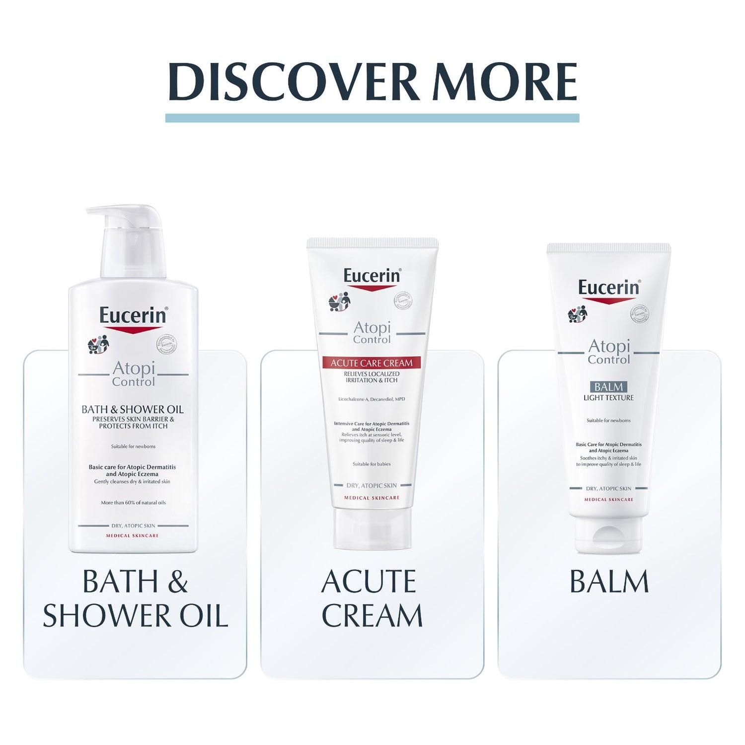 Eucerin AtopiControl Balm Light Texture 400ml (13.53fl oz)