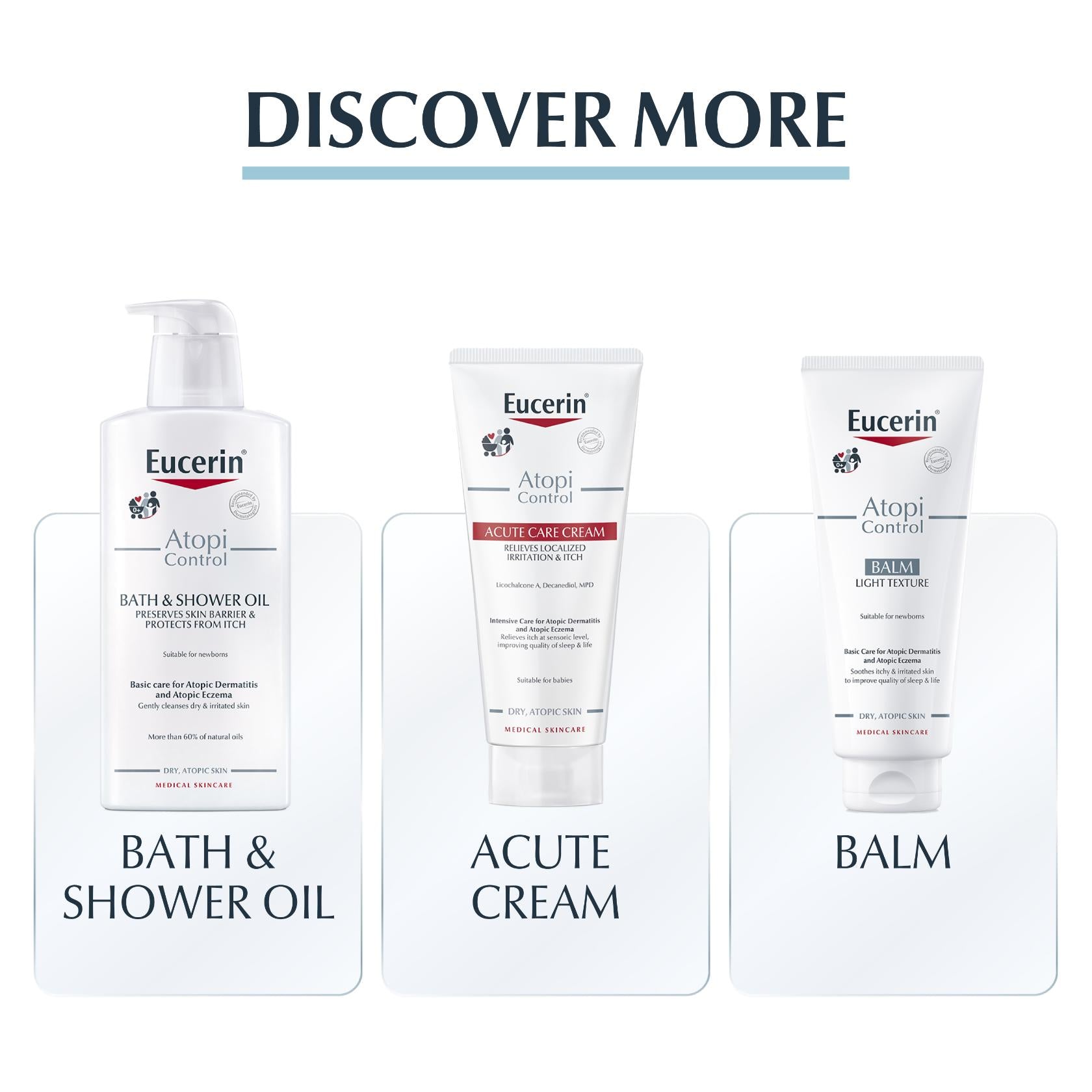 Eucerin AtopiControl Balm Light Texture 400ml (13.53fl oz)