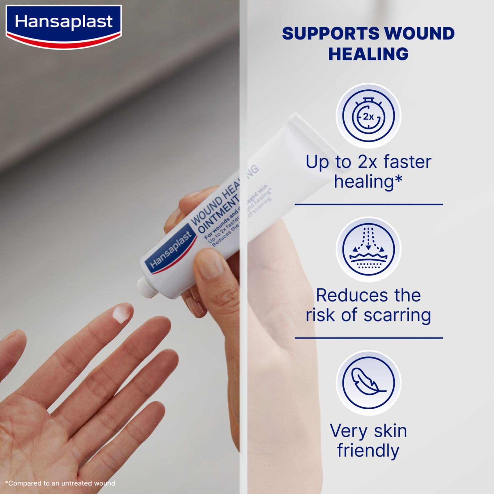 Hansaplast Wound Healing Ointment 50g (1.76fl oz)