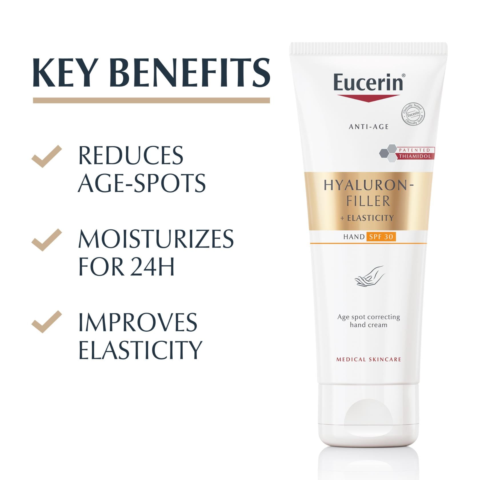 Eucerin Hyaluron-Filler + Elasticity Correcting Hand Cream SPF30 75ml (2.54fl oz)