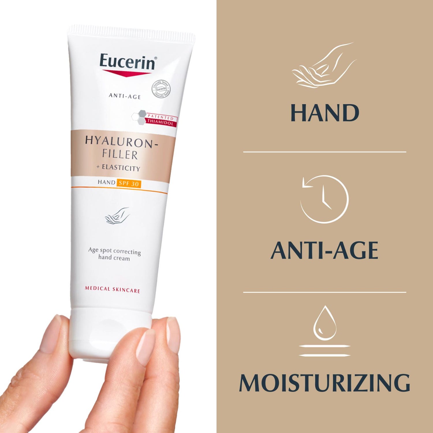 Eucerin Hyaluron-Filler + Elasticity Correcting Hand Cream SPF30 75ml (2.54fl oz)