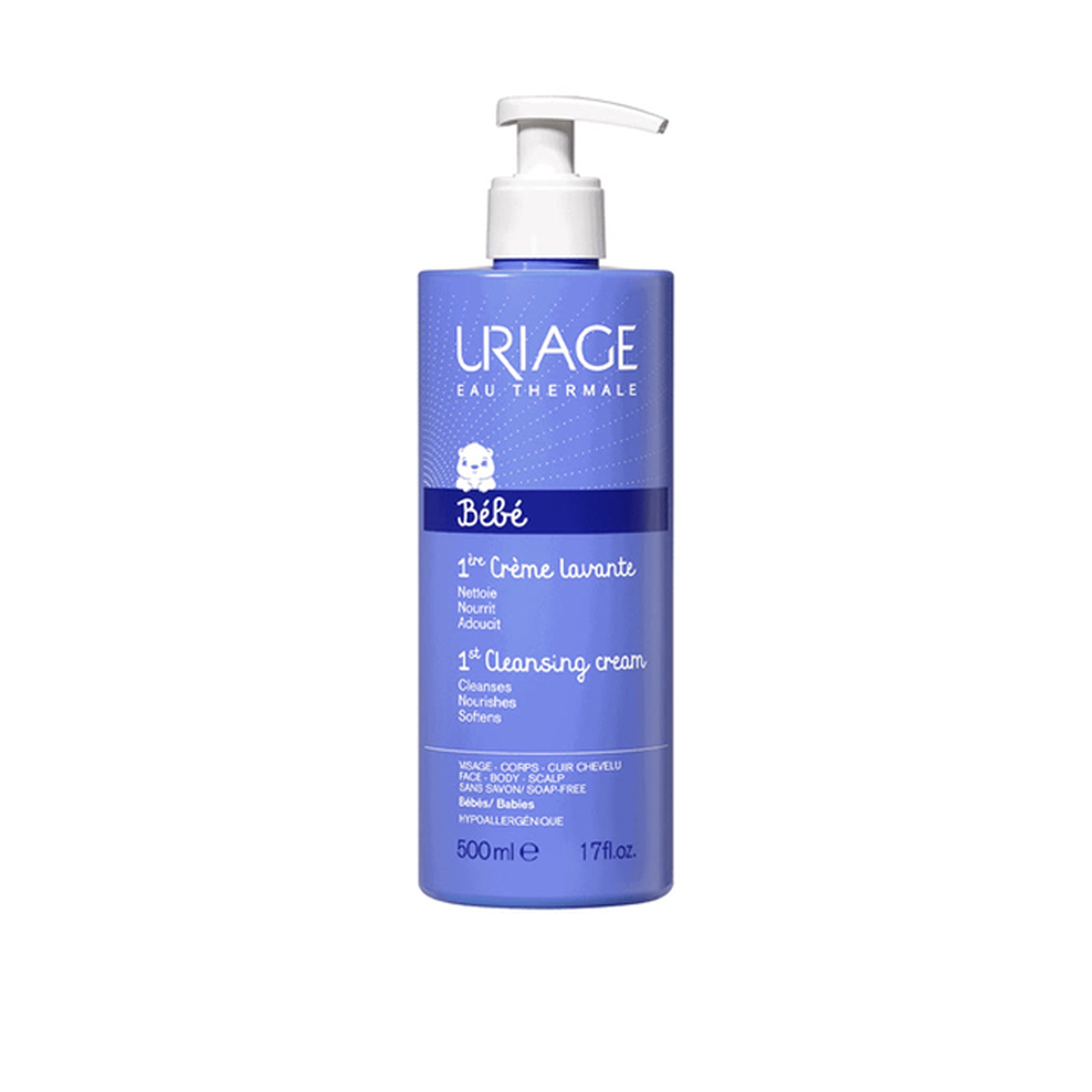Uriage Baby 1st Cleansing Cream 500ml (16.91fl oz)