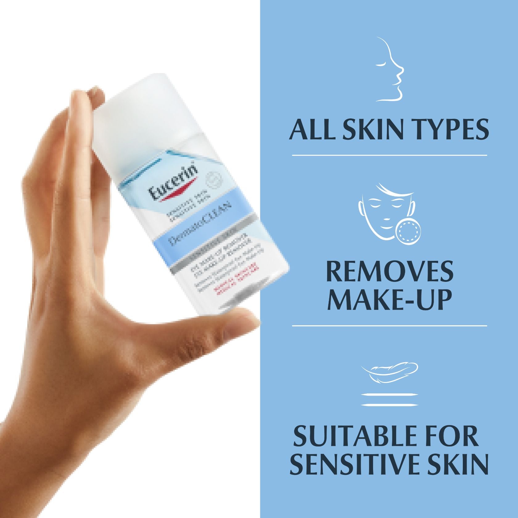 Eucerin DermatoCLEAN Eye Make-up Remover 125ml (4.23floz)