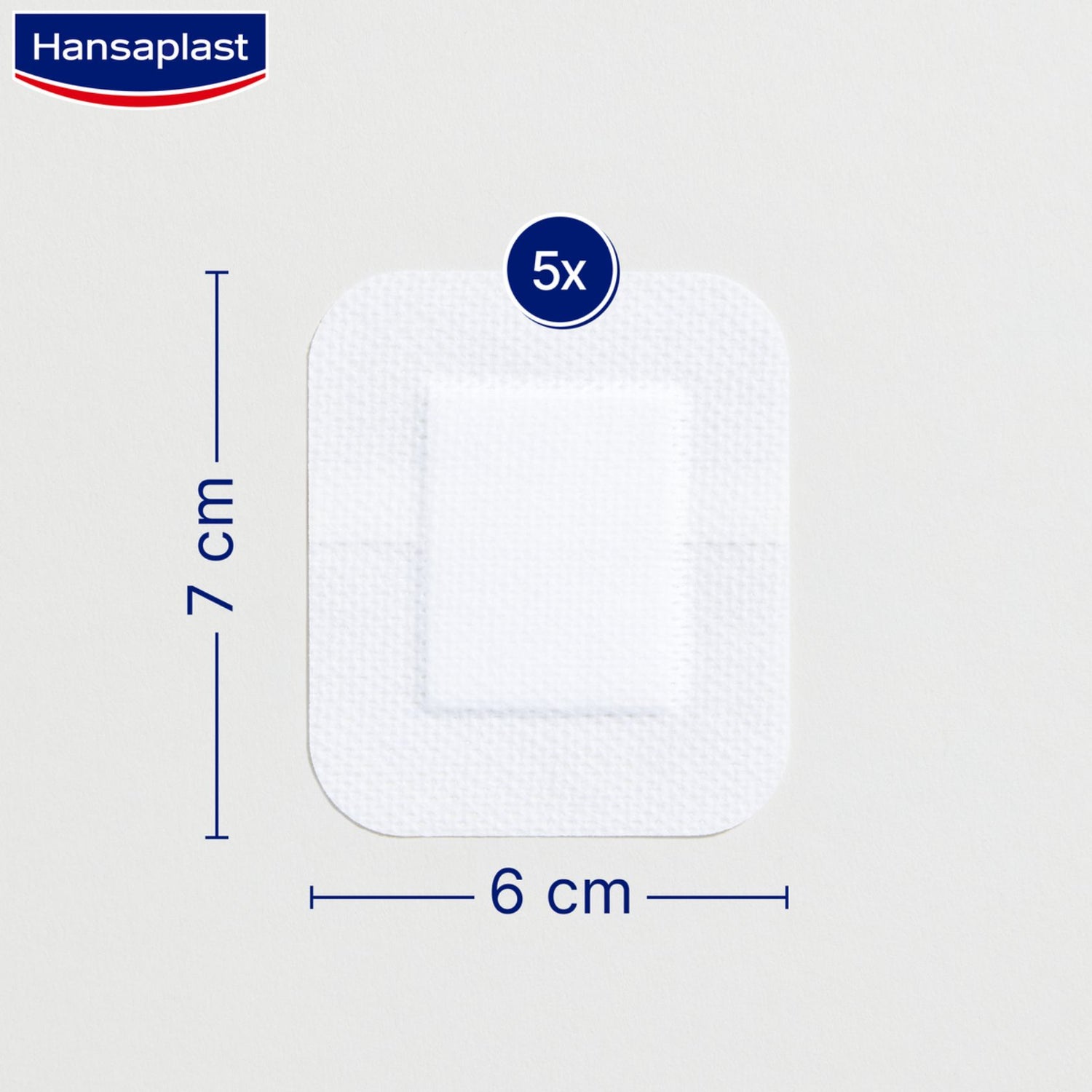 Hansaplast Med+ Sensitive XL Sterile Plasters x5