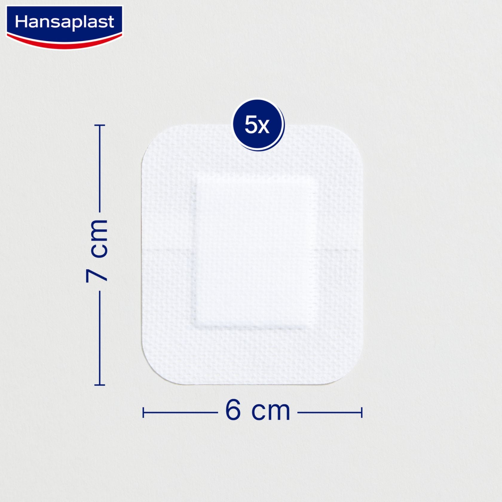 Hansaplast Med+ Sensitive XL Sterile Plasters x5
