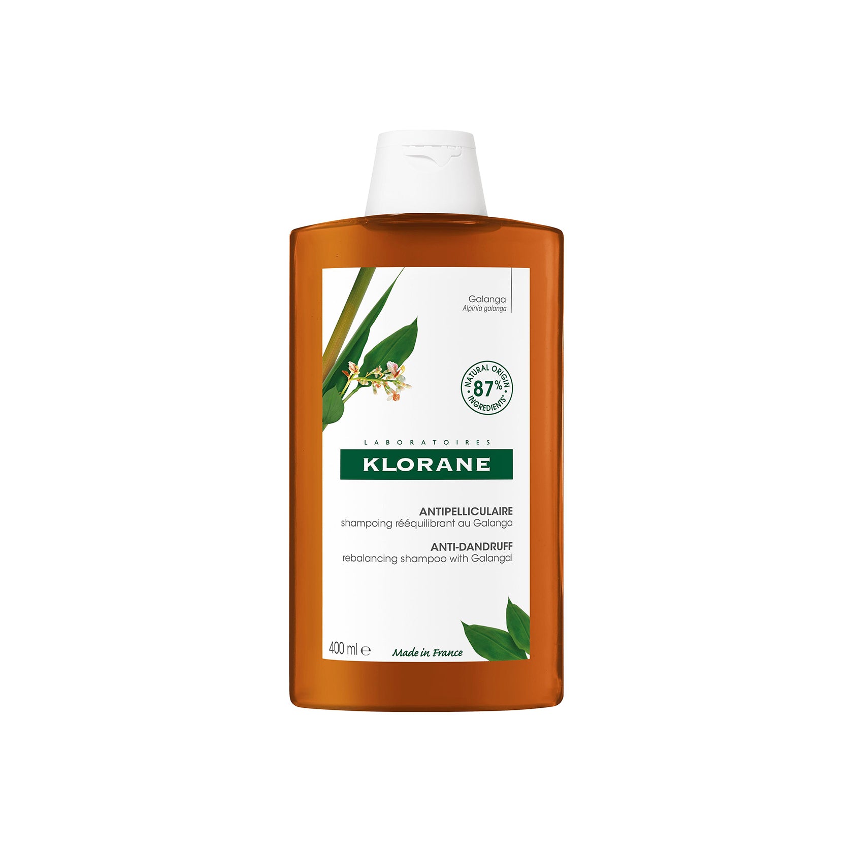 Klorane Anti-Dandruff Rebalancing Shampoo with Galangal 400ml