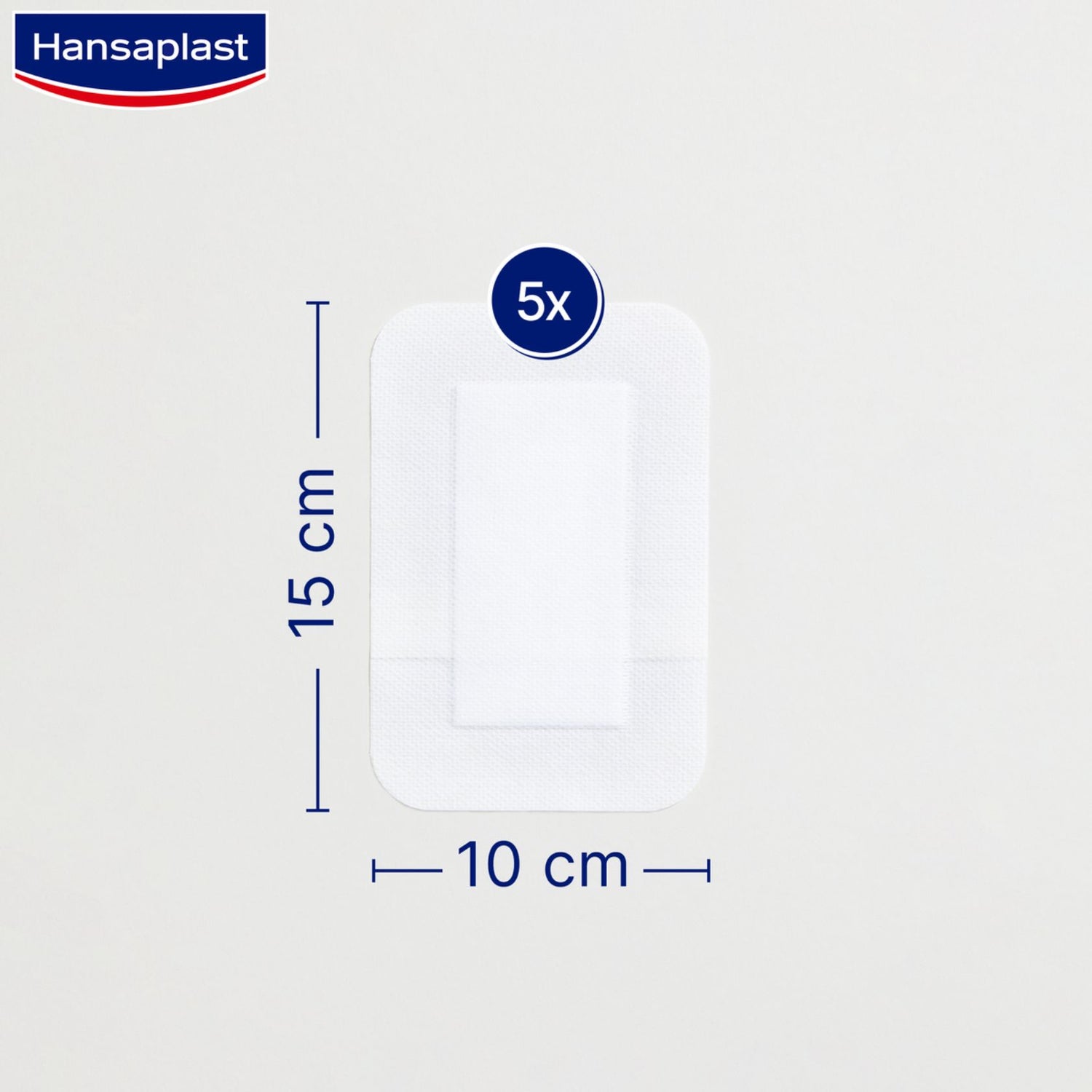 Hansaplast Med+ Sensitive 3XL Sterile Plasters x5