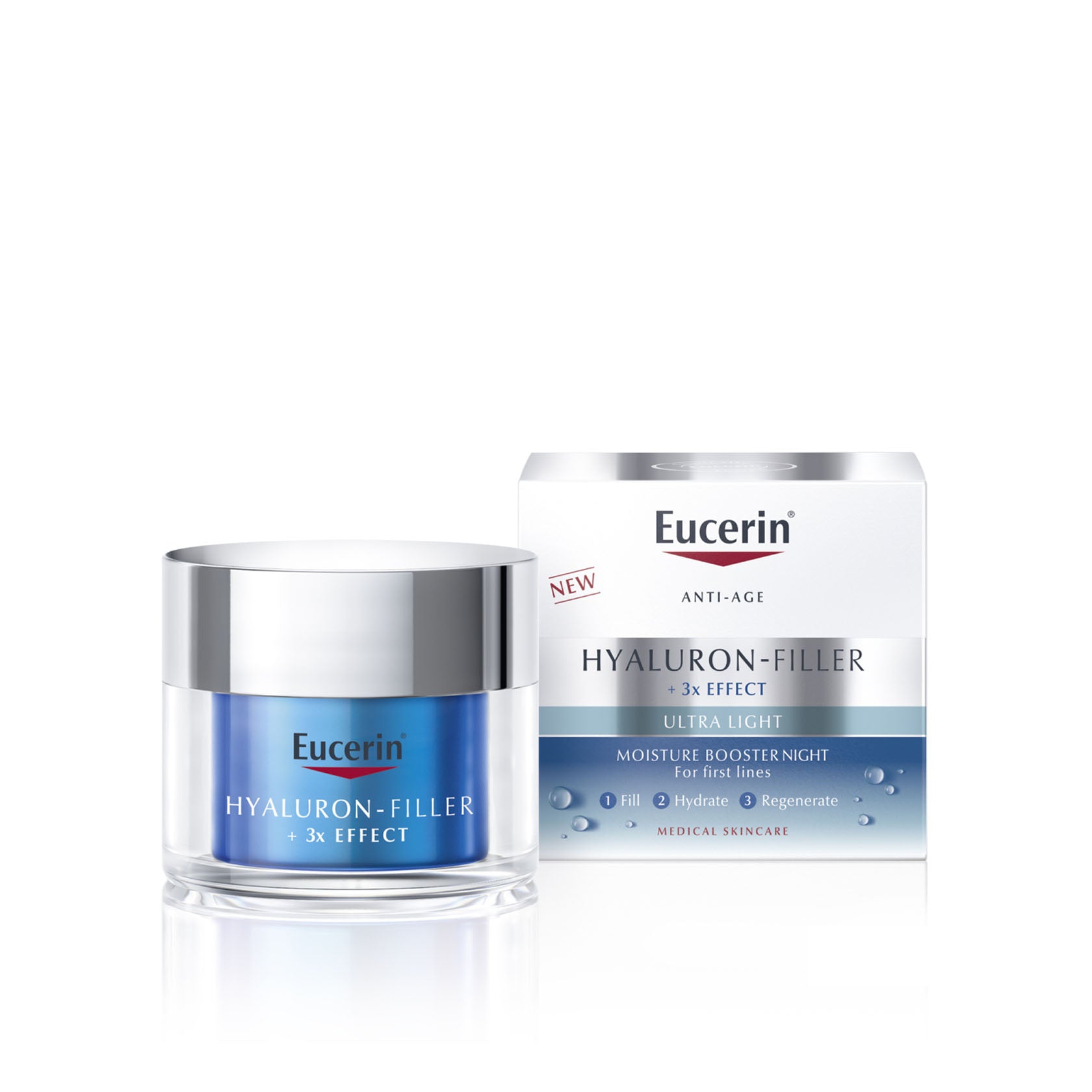 Eucerin Hyaluron-Filler 3x Effect Ultra Light Moisture Night 30ml (1.69floz)