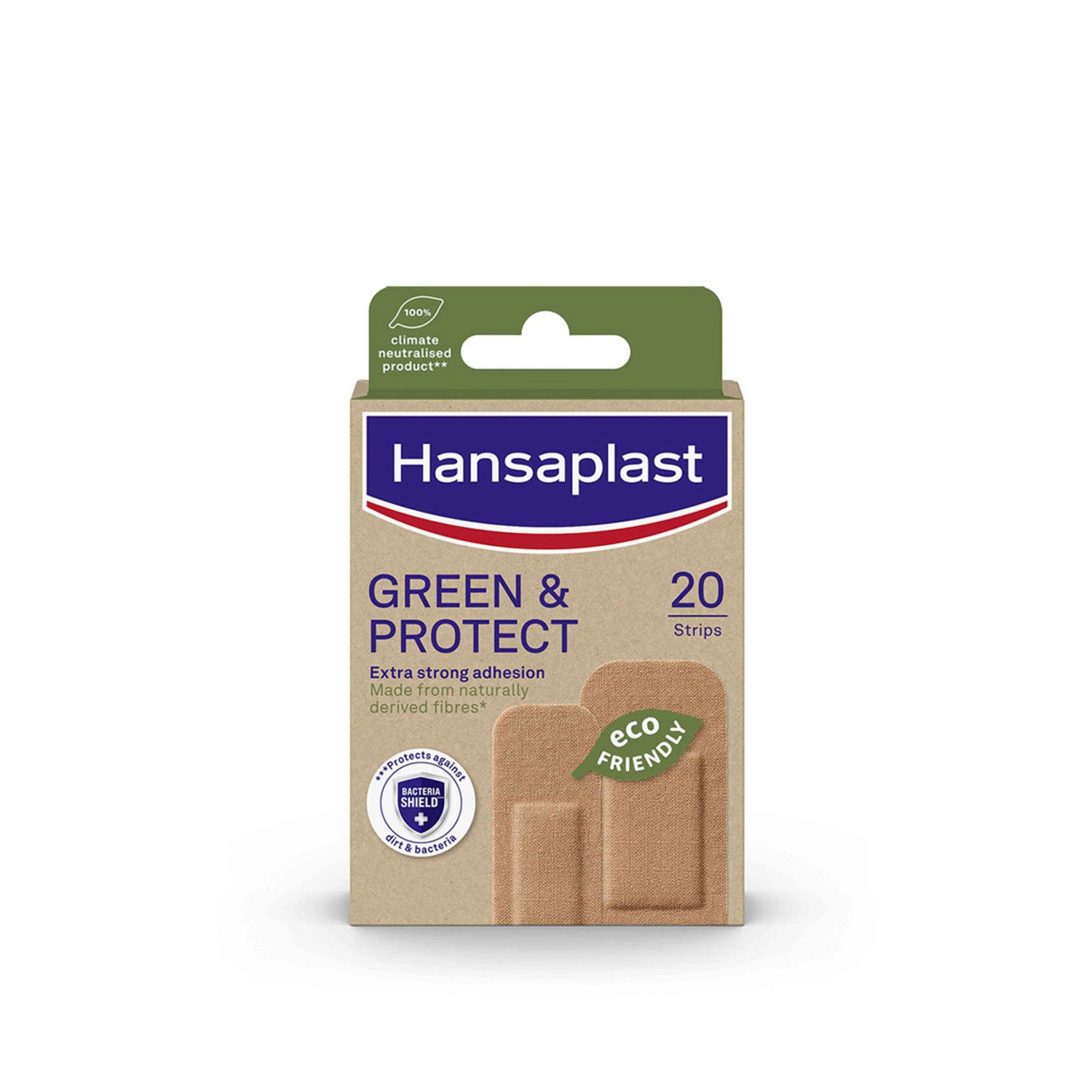 Hansaplast Green & Protect Plasters x20