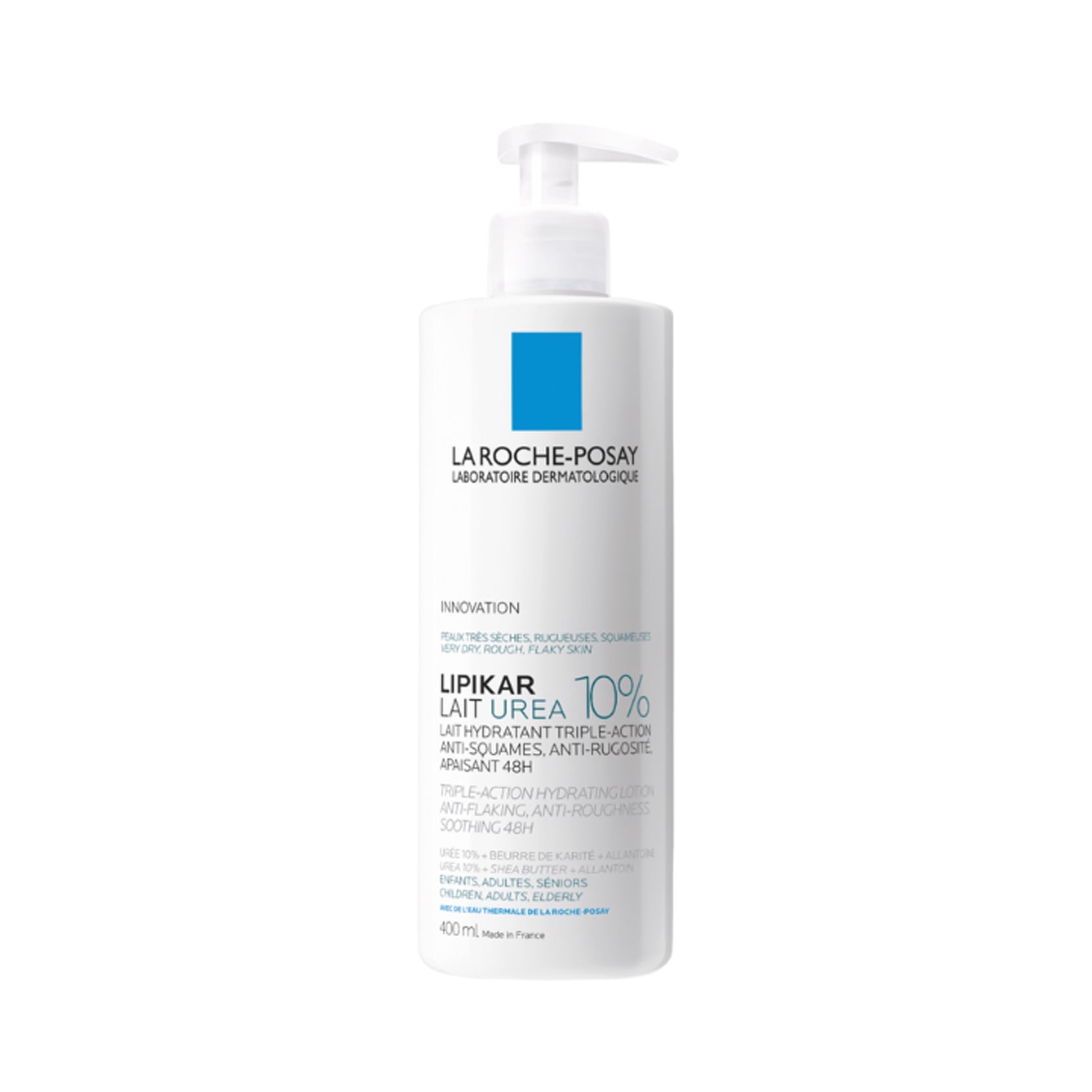 La Roche-Posay Lipikar Lait Urea 10% Triple-Action Hydrating Lotion 400ml (13.53 fl oz)