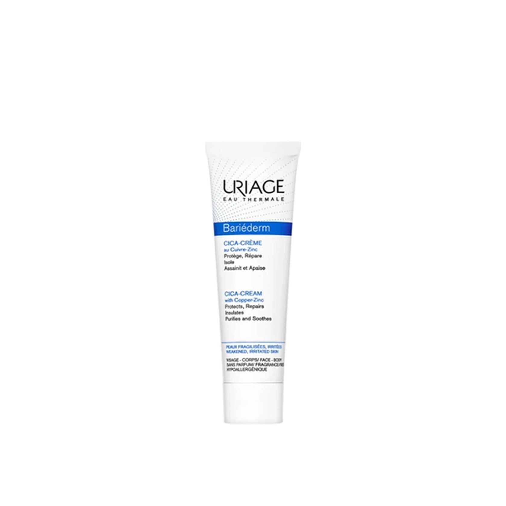 Uriage Bariéderm Repairing Cica-Cream with Cu-Zn 100ml
