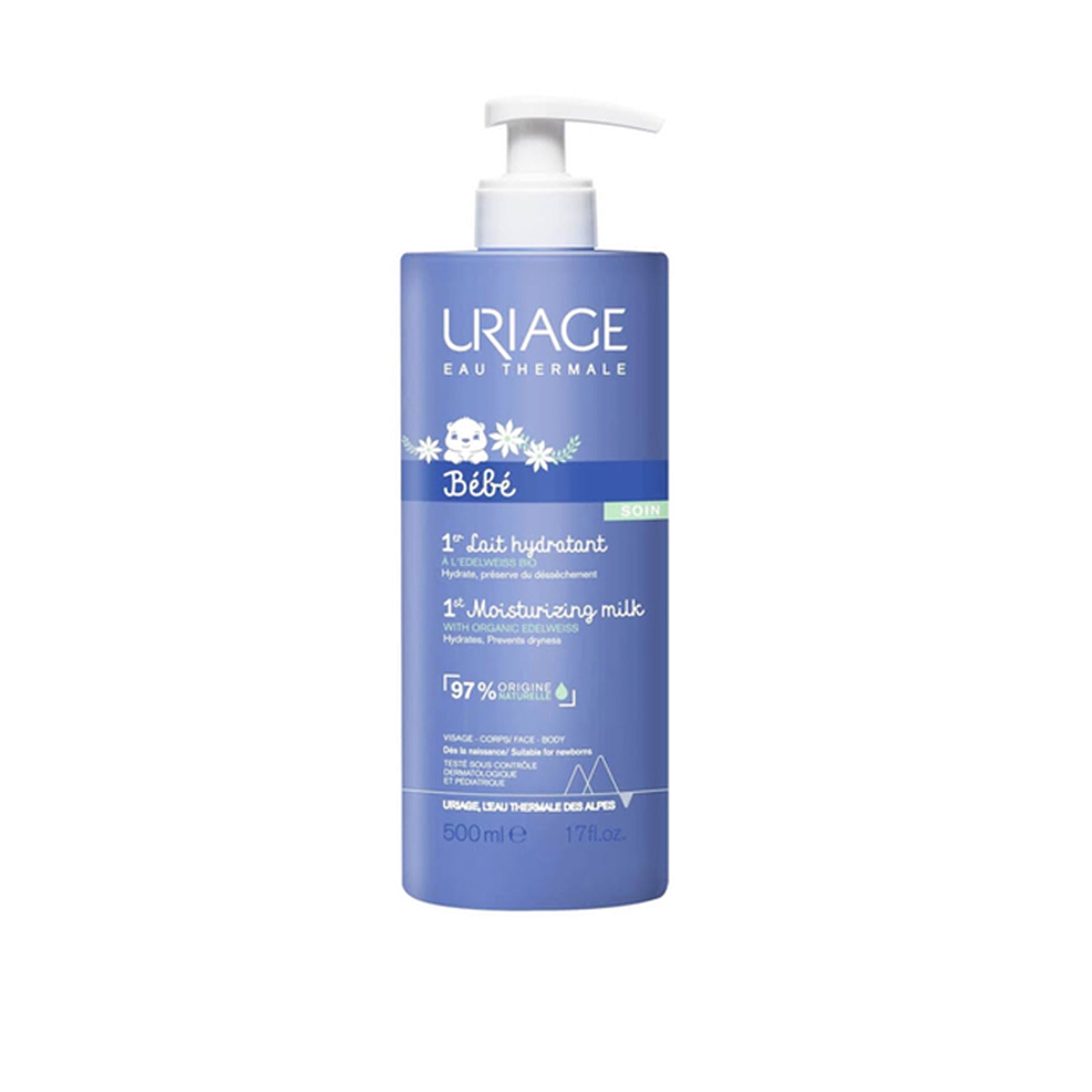 Uriage Baby 1st Moisturizing Milk 500ml (16.91fl oz)