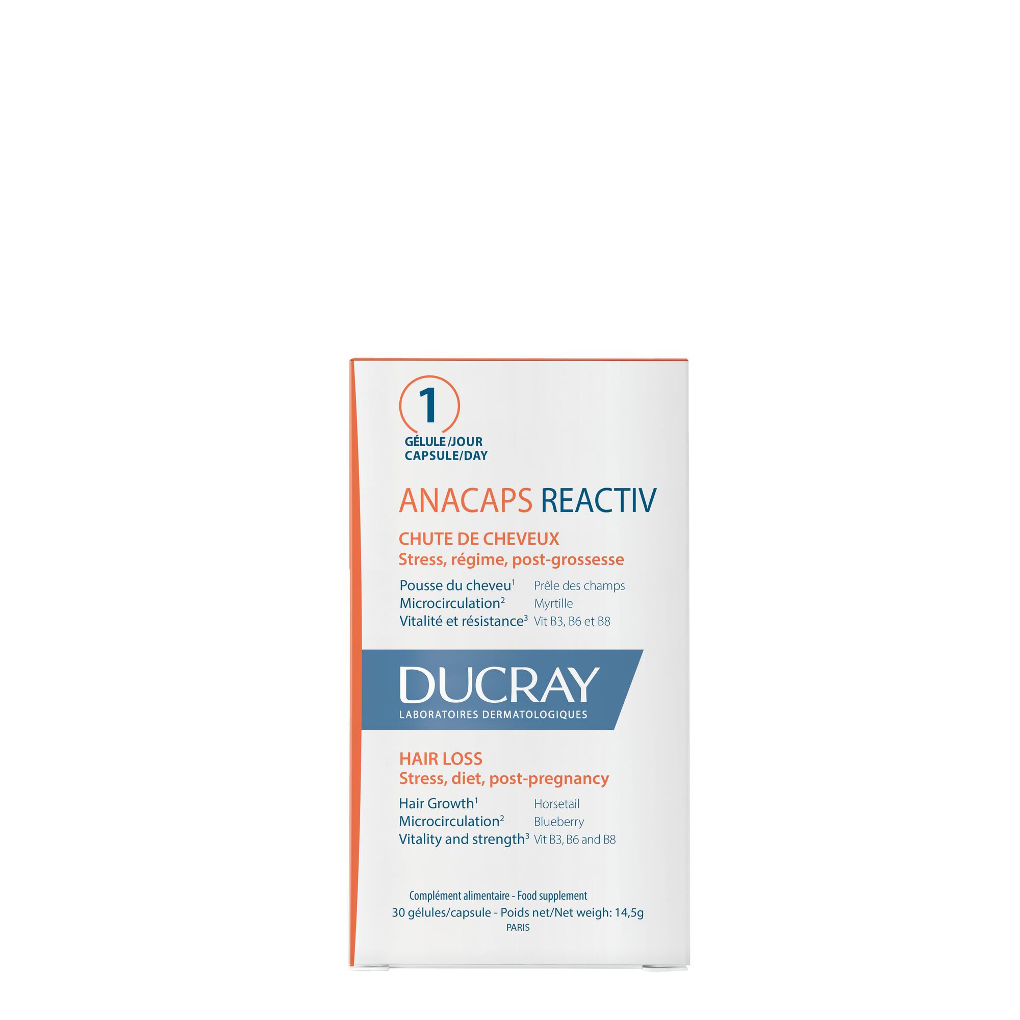 DUCRAY ANACAPS TRI-ACTIV HAIR LOSS 30 CAPSULES