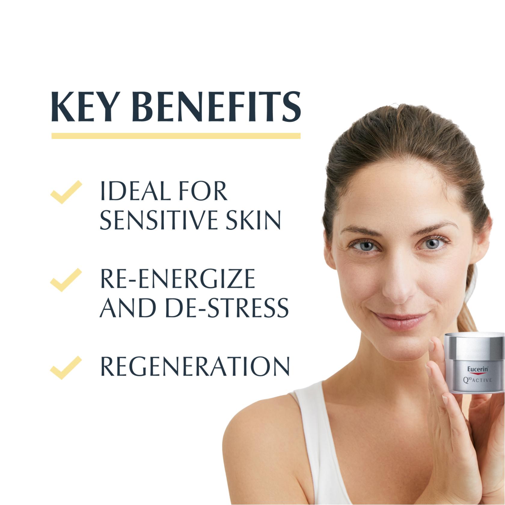 Eucerin Q10 Active Anti-Wrinkle Cream Dry Skin 50ml
