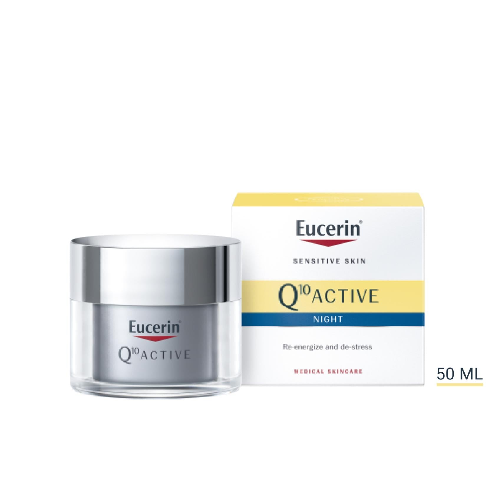 Eucerin Q10 Active Creme de Noite Antirrugas 50ml