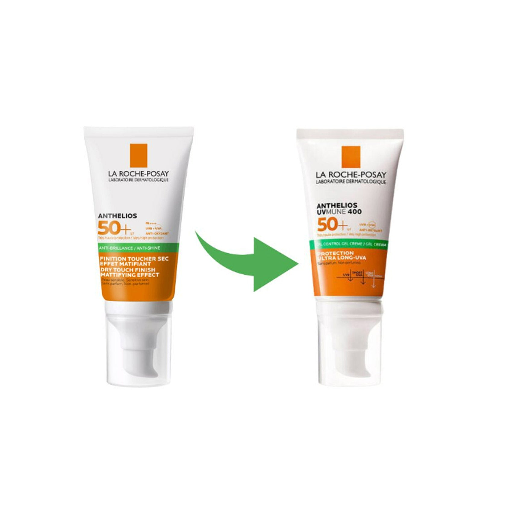 La Roche-Posay Anthelios UVMune 400 Oil Control Gel Cream Non-Perfumed SPF50+ 50ml