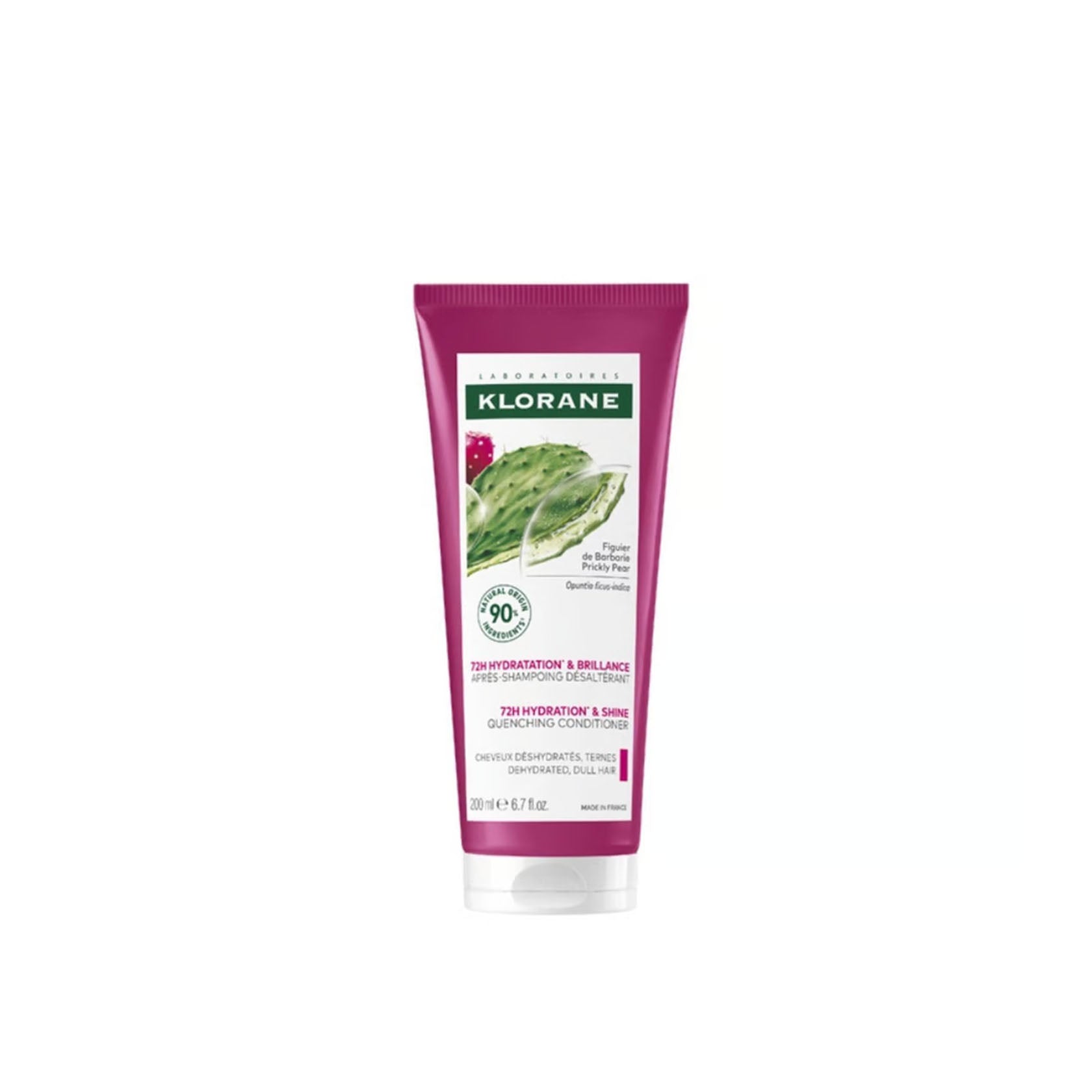 Klorane 72h Hydration & Shine Quenching Conditioner Prickly Pear 200ml (6.7floz)