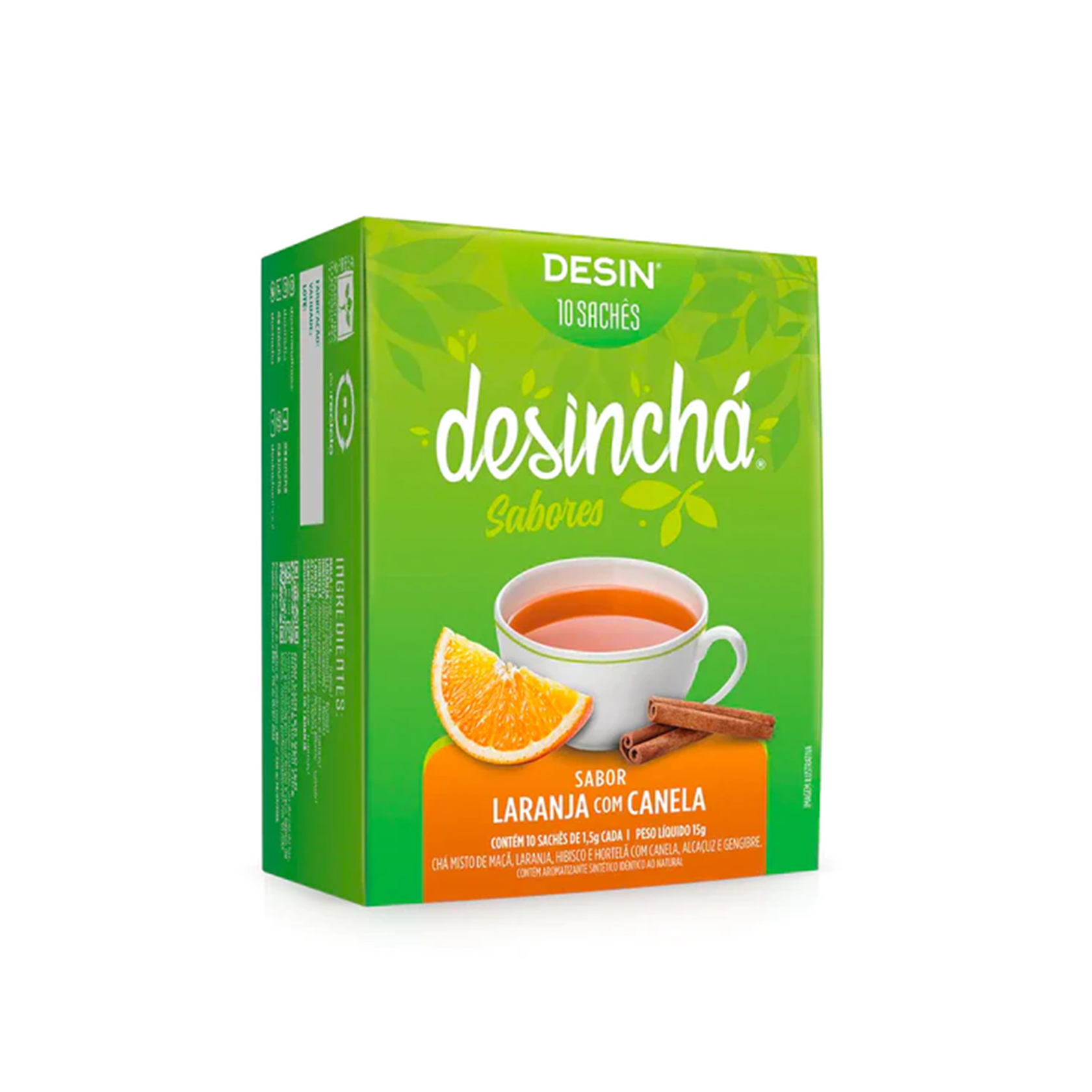 Té Desinchá sabor naranja y canela 10 bolsitas