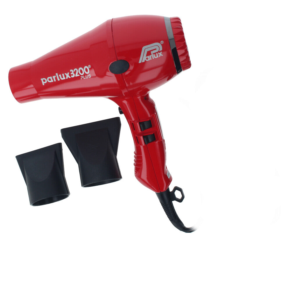 Parlux 3200 Plus Hair Dryer - Red