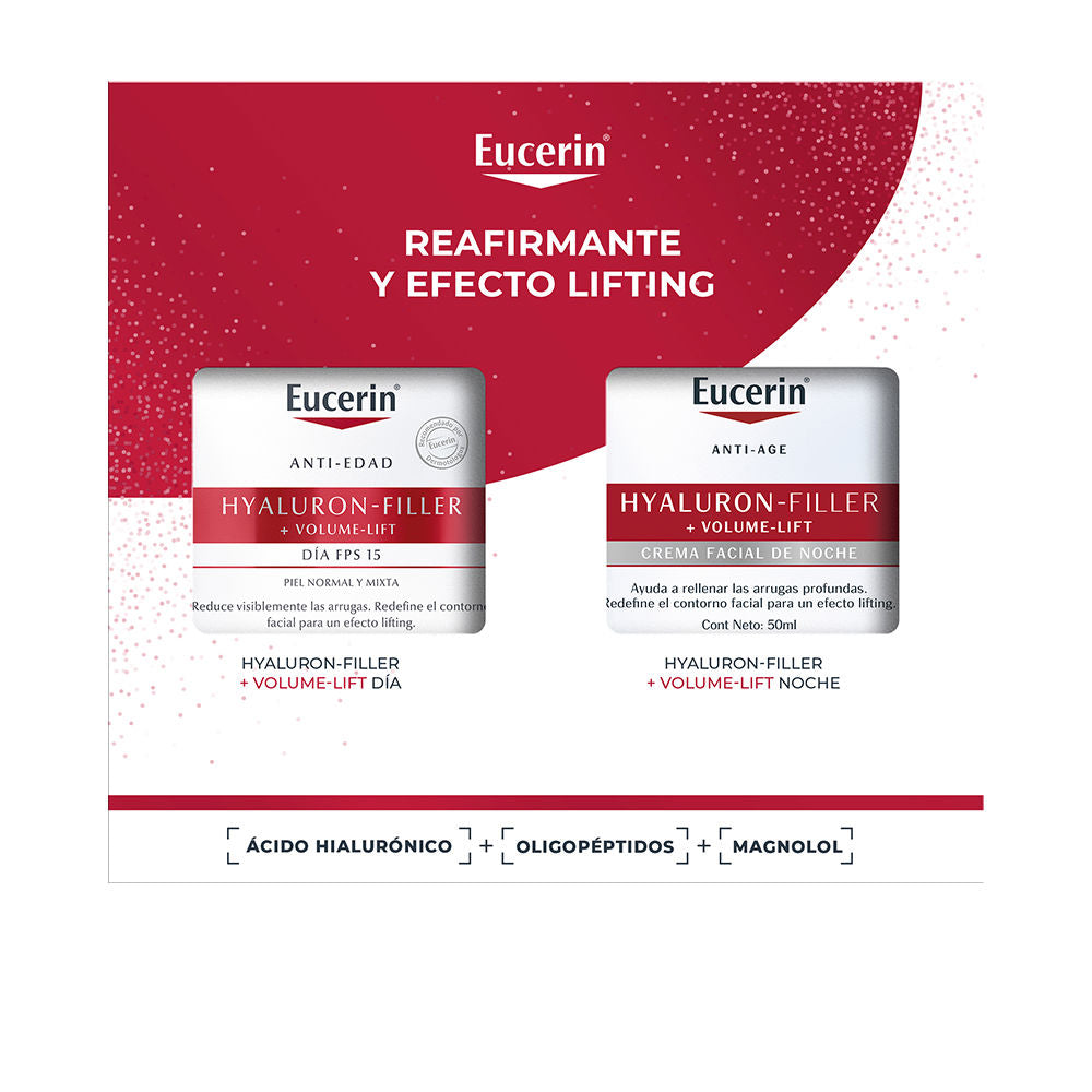 Eucerin Hyaluron-Filler + Volume-Lift Day Cream Normal to Combination Skin Set 2pcs