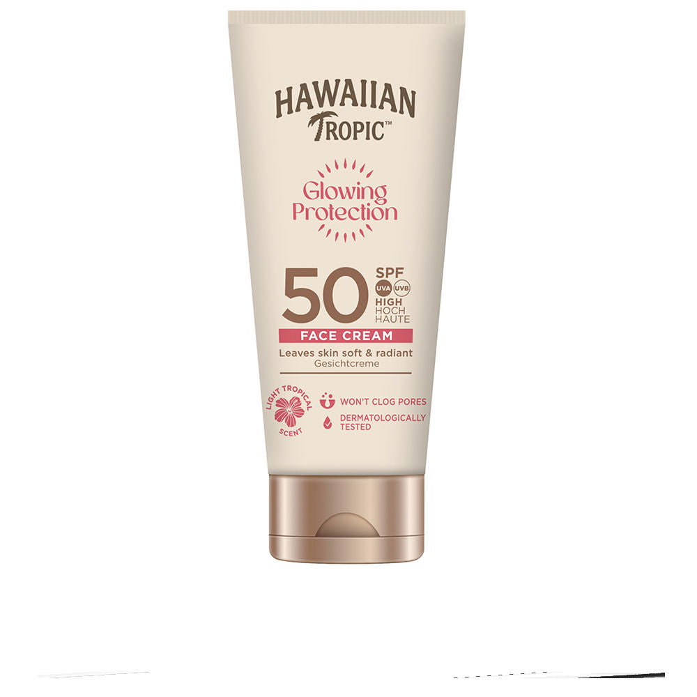 Hawaiian Tropic Glowing Protection Face Cream SPF50 50ml