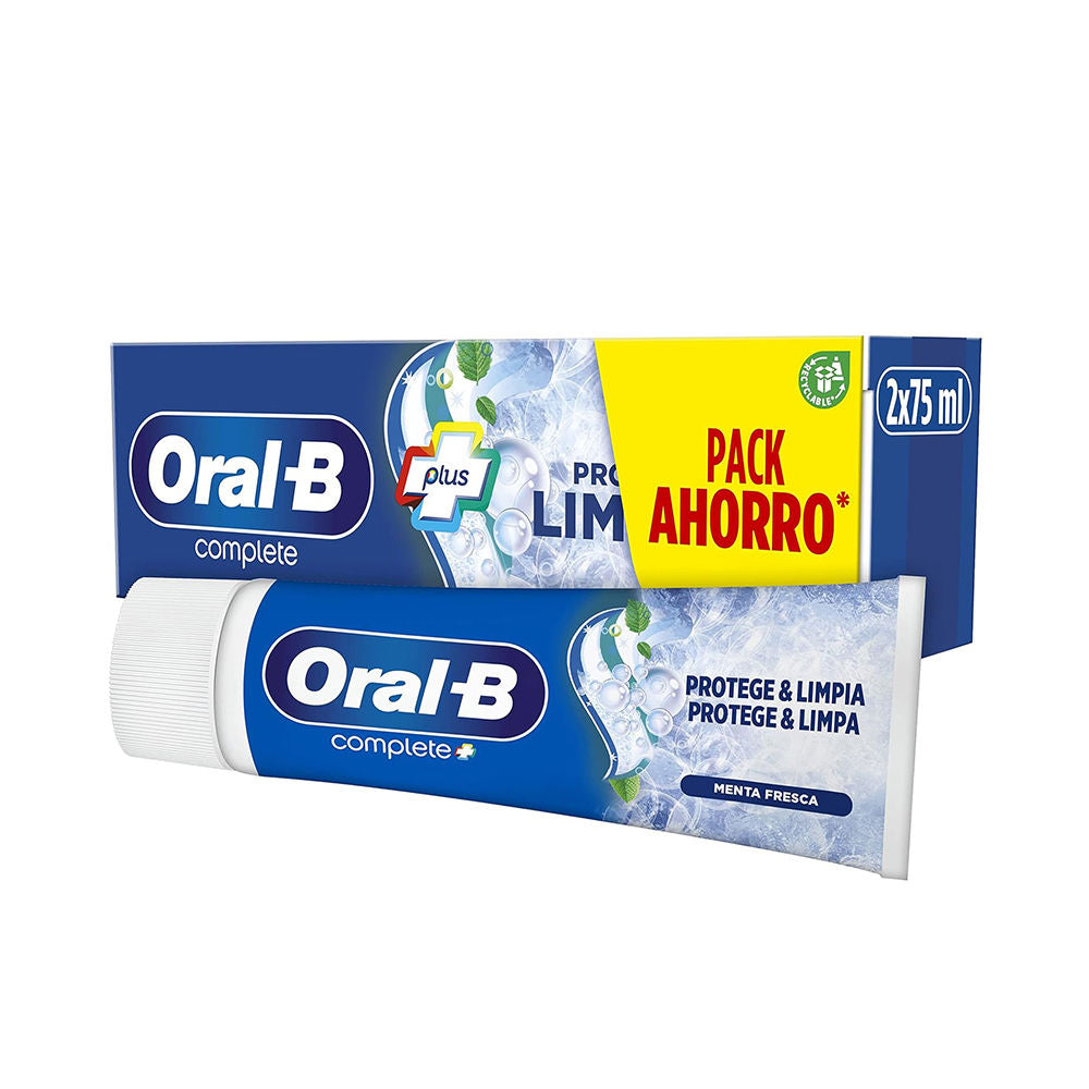 Oral-B Complete Plus Toothpaste Protects & Cleans Pack 2 X 75 Ml