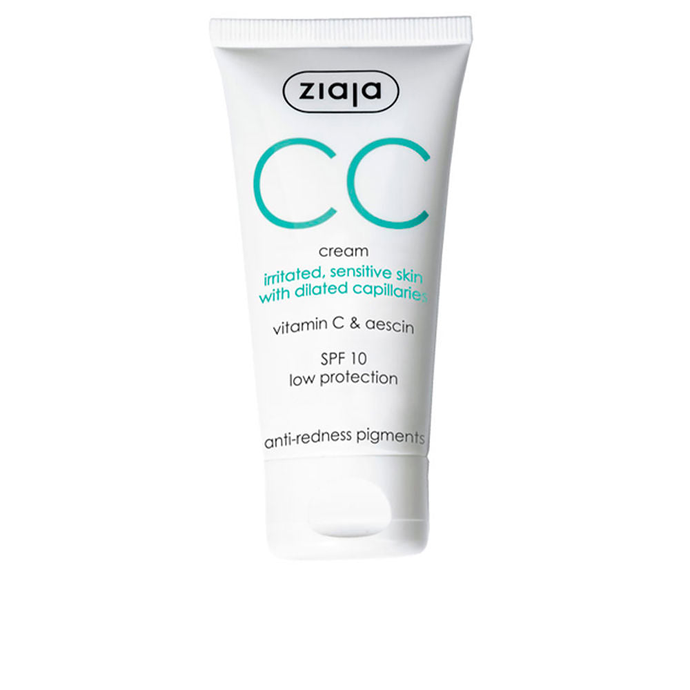 Ziaja CC Cream Irritated, Sensitive Skin with Dilated Capillaries SPF10