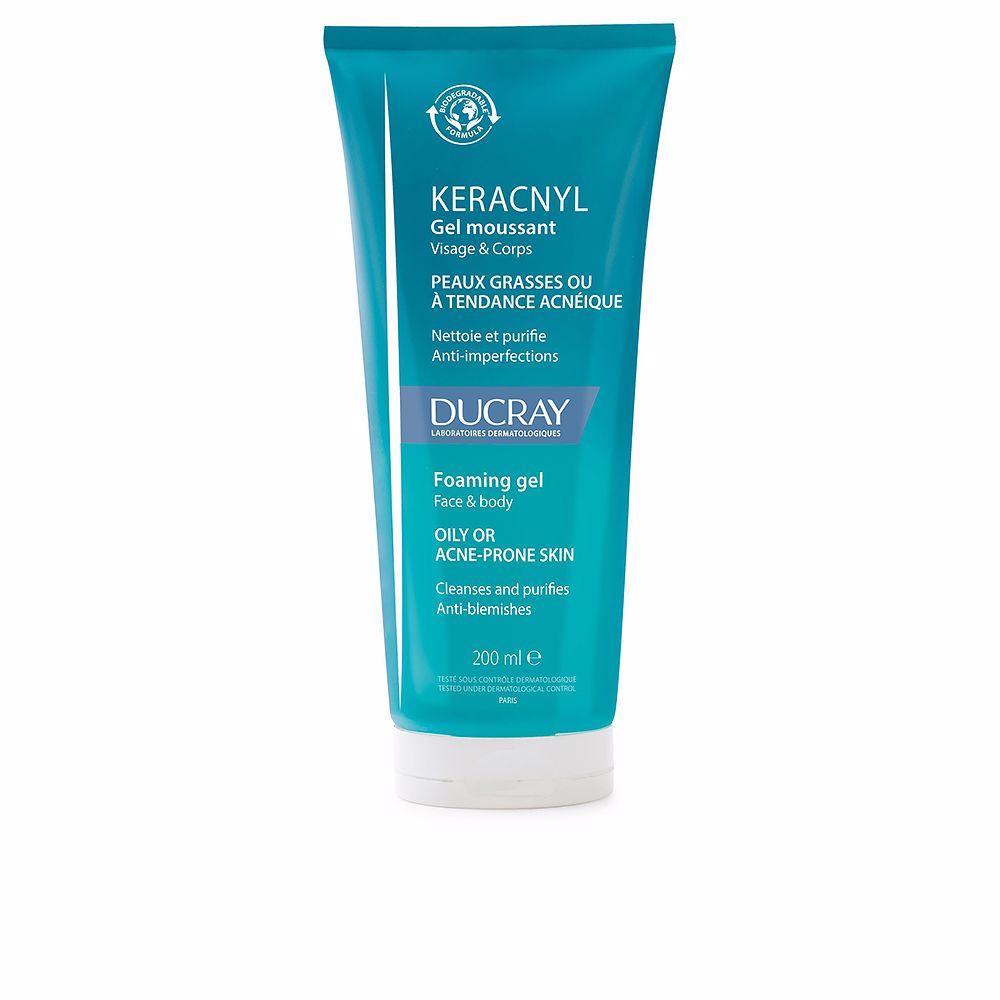Ducray Keracnyl Anti-Blemishes Cleansing Gel 200ml