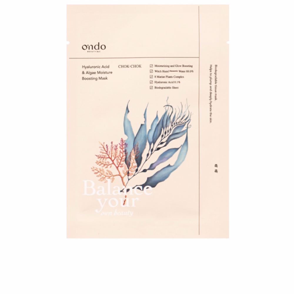 Ondo Beauty 36.5 Hyaluronic Acid & Algae Moisture Boosting Mask 25g