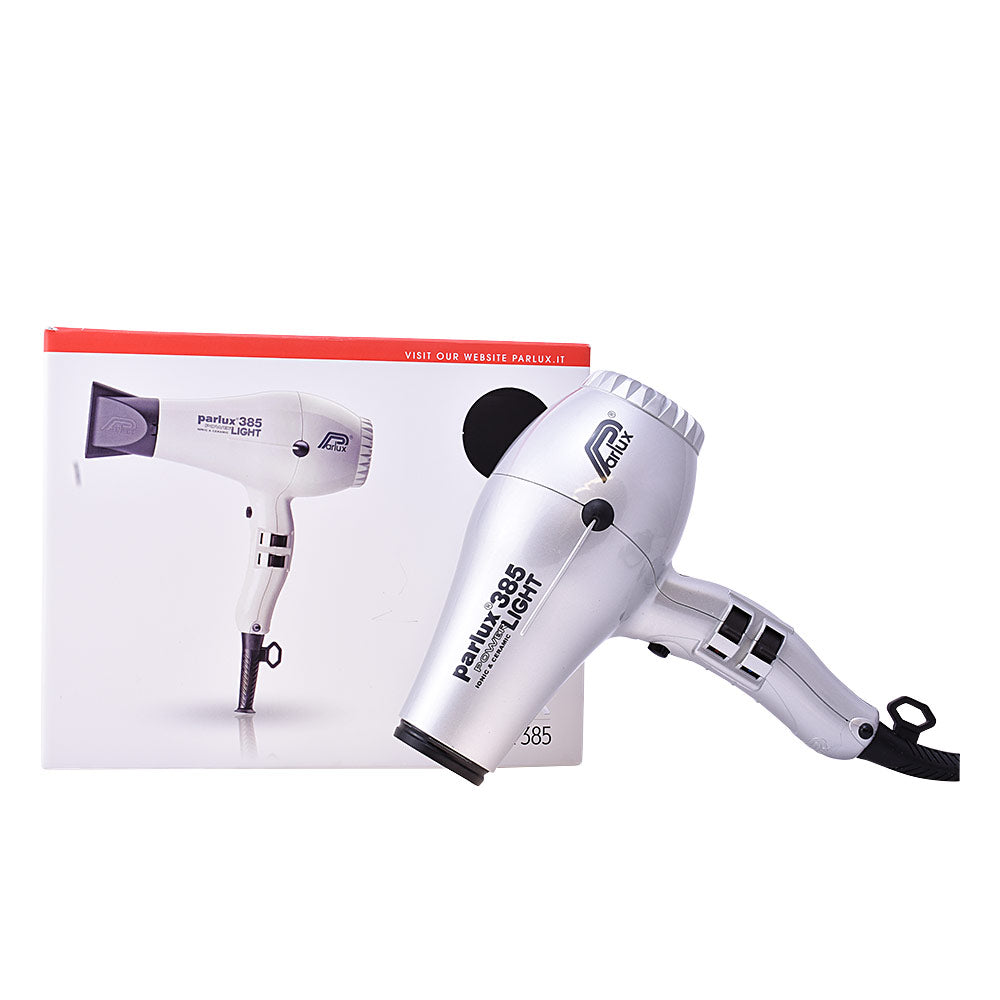 Parlux 385 Powerlight Hair Dryer - Silver