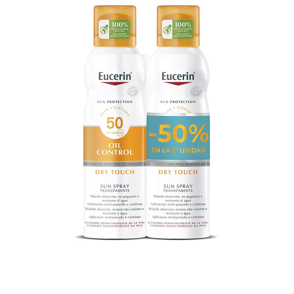 Eucerin Sun Sensitive Protect Sunscreen Spray SPF50+ Promo Pack 2x200ml