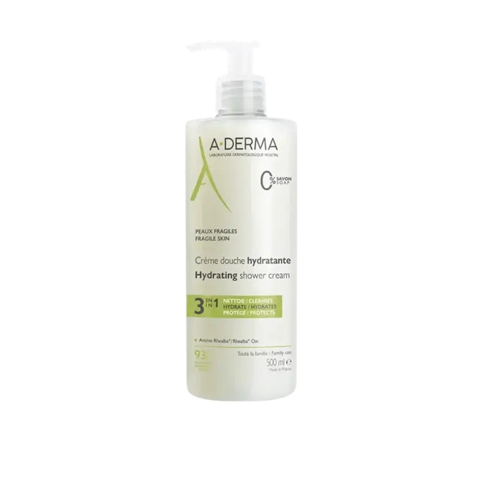 A-Derma Essential Range Moisturizing Shower Cream 500 ml