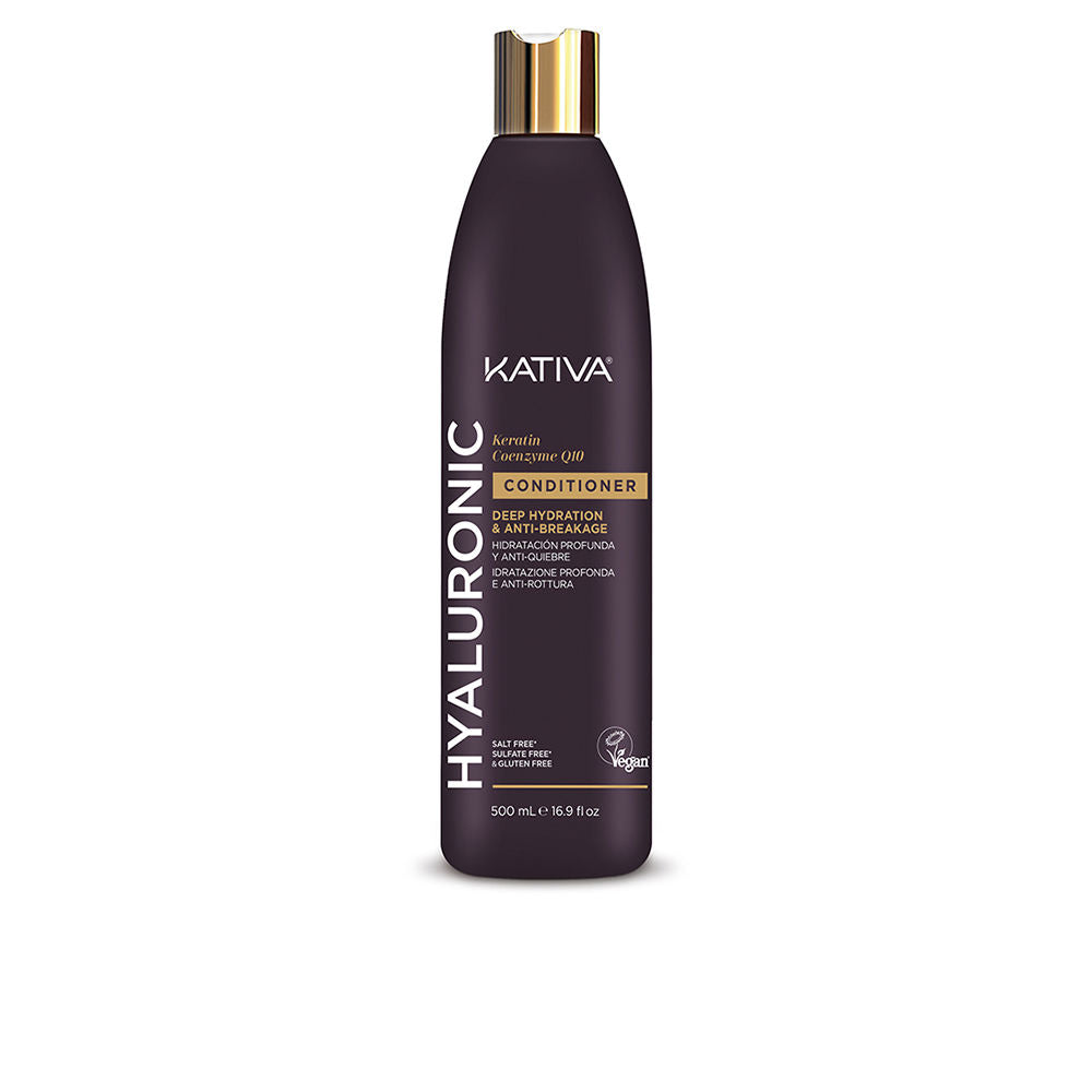Kativa Hyaluronic Keratin Coenzyme Q10 Deep Hydration & Anti-Breakage Conditioner 500ml