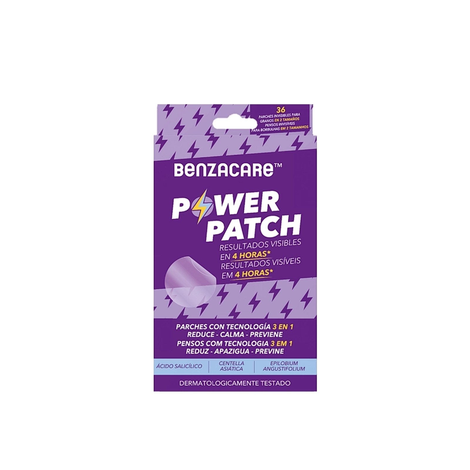 Benzacare 3-In-1 Power Patch x36
