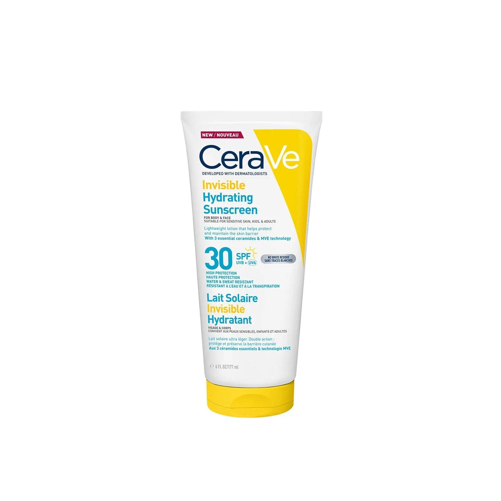 Cerave Invisible Hydra Sunscreen Invisible Hydrating Protective Lotion SPF30 177 ml