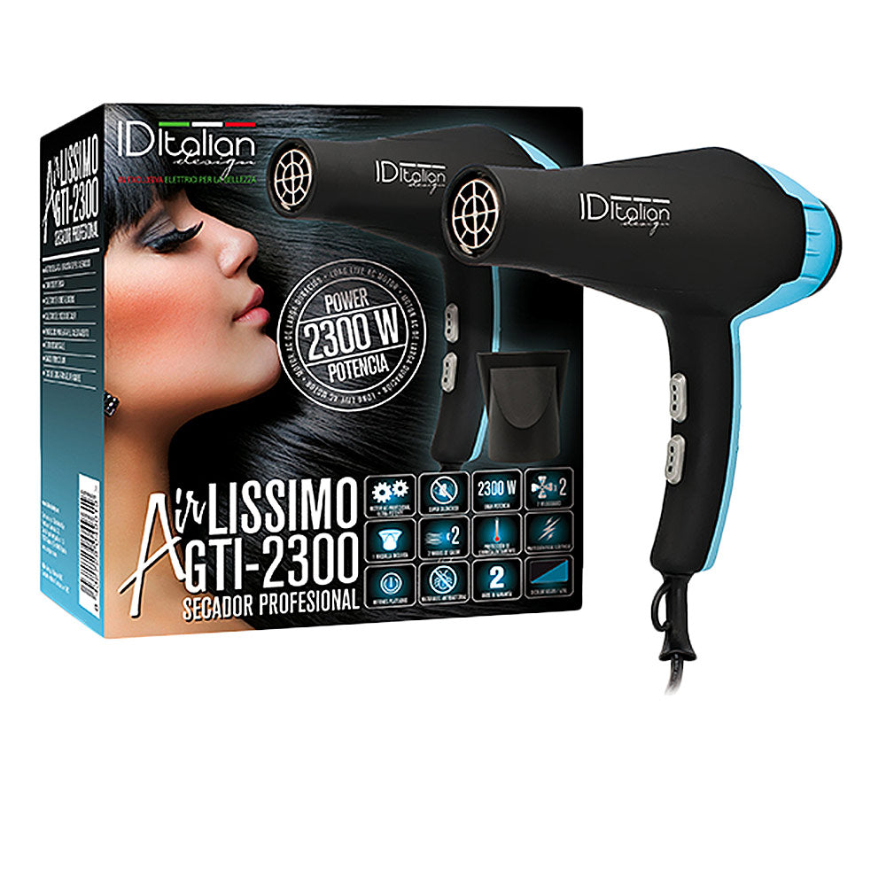 Id Italian Airlissimo GTI 2300 Professional Hair Dryer - Blue
