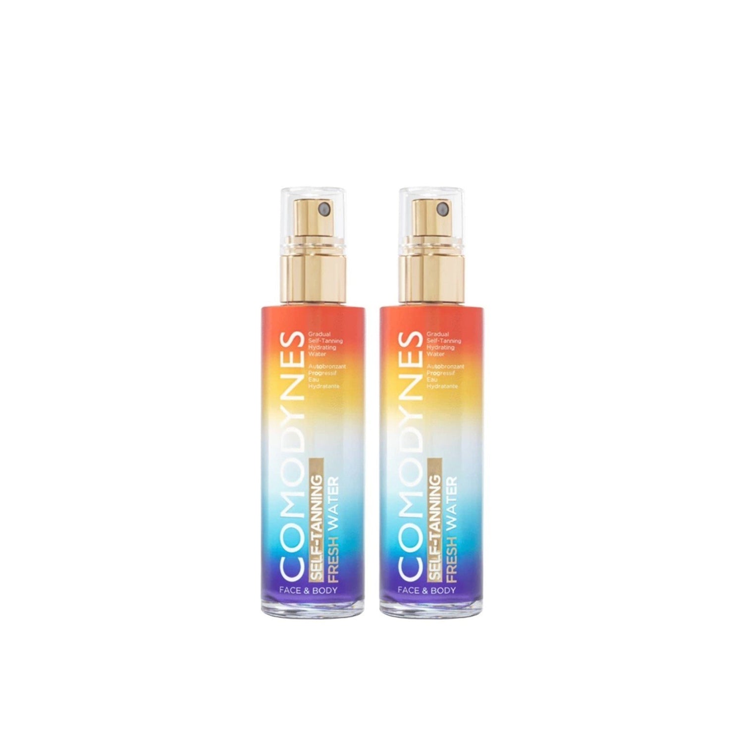 Comodynes Self-Tanning Fresh Water Face & Body 100ml x2